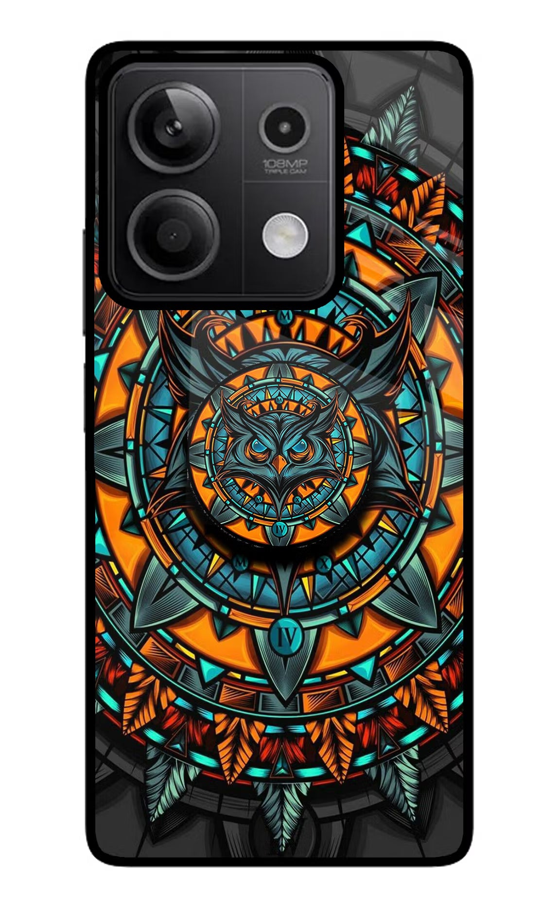 Angry Owl Redmi Note 13 5G Glass Case - Angry Owl Redmi Note 13 5G Glass Case Angry Owl Redmi Note 13 5G Glass Case