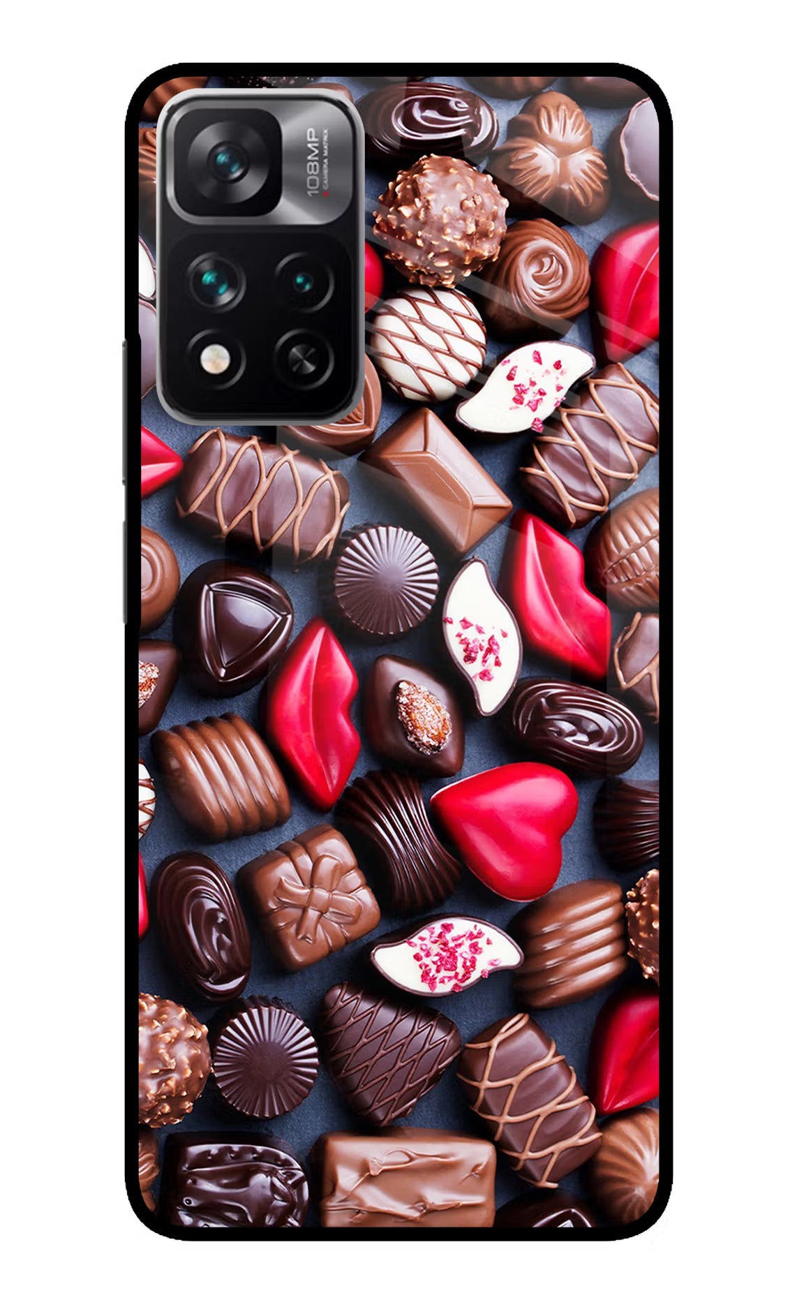 Chocolates Redmi Note 13 Pro 5G Glass Case - Chocolates Redmi Note 13 Pro 5G Glass Case Chocolates Redmi Note 13 Pro 5G Glass Case