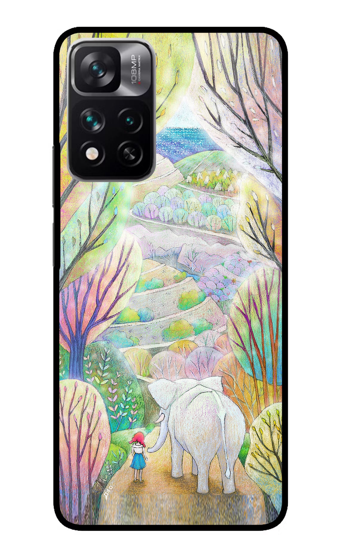 Nature Painting Redmi Note 13 Pro 5G Glass Case - Nature Painting Redmi Note 13 Pro 5G Glass Case Nature Painting Redmi Note 13 Pro 5G Glass Case