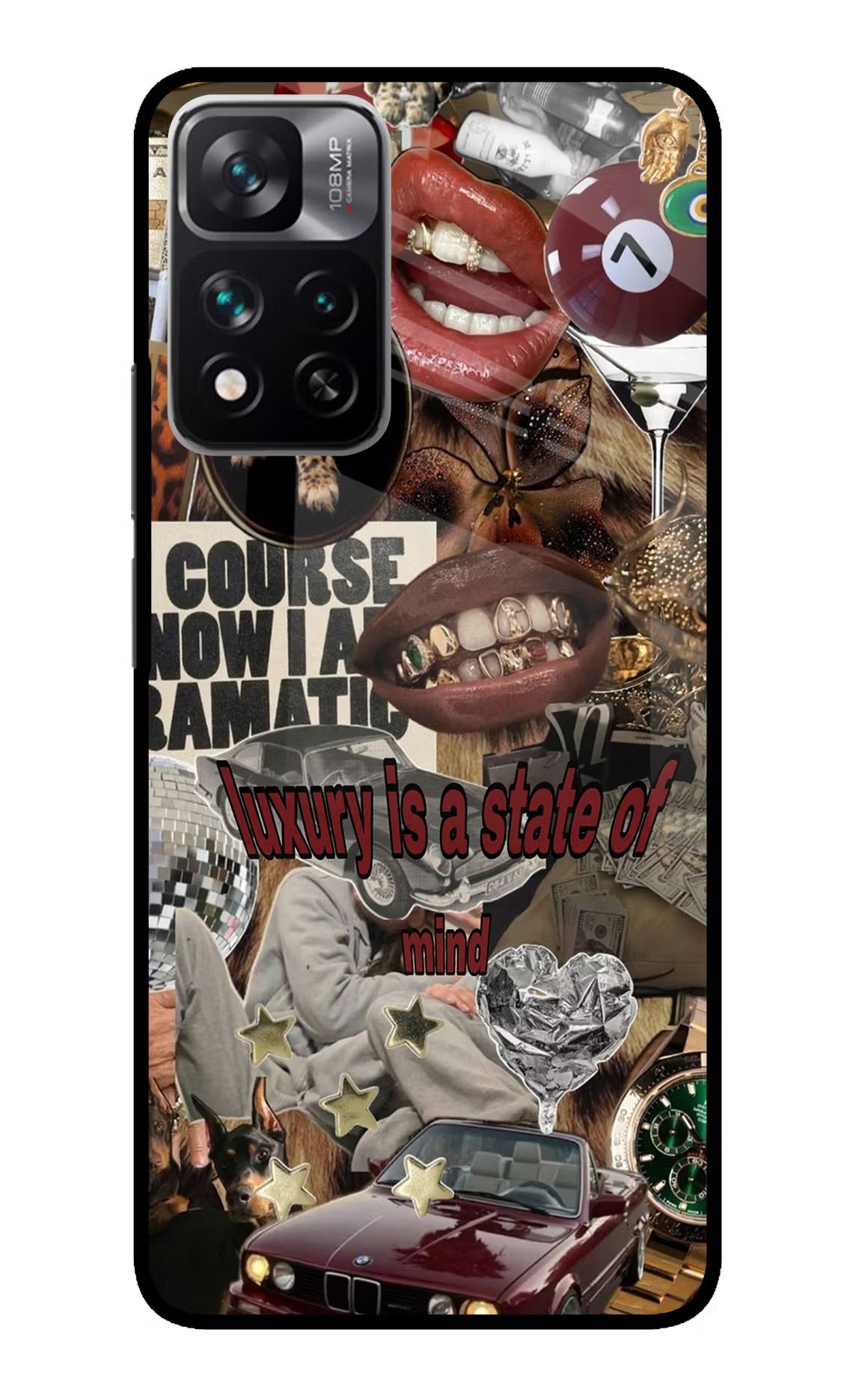 Luxury Redmi Note 13 Pro 5G Glass Case - Luxury Redmi Note 13 Pro 5G Glass Case Luxury Redmi Note 13 Pro 5G Glass Case