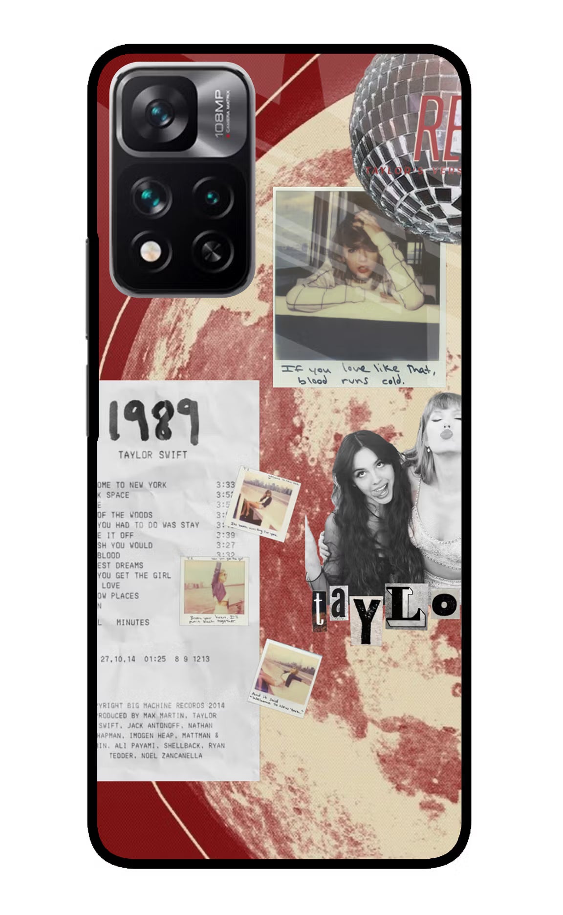 Taylor Swift Redmi Note 13 Pro 5G Glass Case - Taylor Swift Redmi Note 13 Pro 5G Glass Case Taylor Swift Redmi Note 13 Pro 5G Glass Case