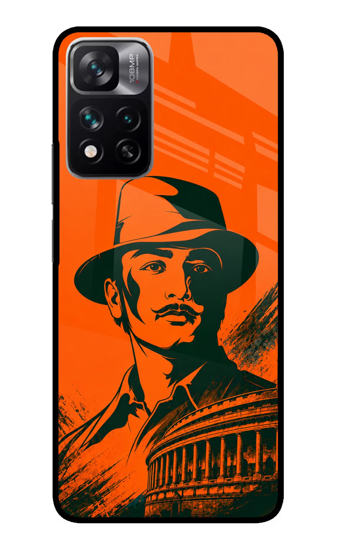 Bhagat Singh Legacy Redmi Note 13 Pro 5G Glass Case - Bhagat Singh Legacy Redmi Note 13 Pro 5G Glass Case Bhagat Singh Legacy Redmi Note 13 Pro 5G Glass Case