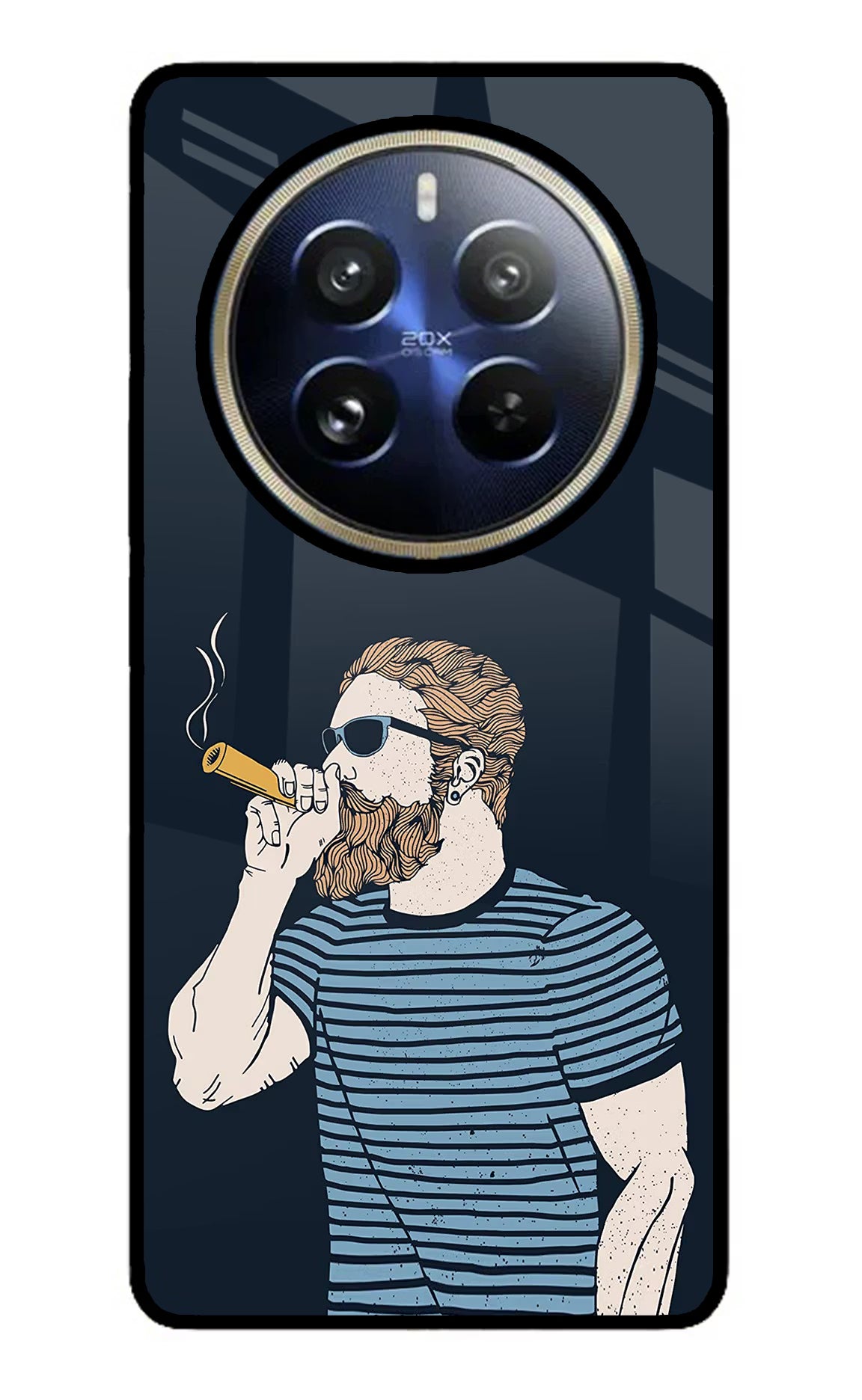 Smoking Realme 12 Pro 5G/12 Pro+ 5G Glass Case - Smoking Realme 12 Pro 5G/12 Pro+ 5G Glass Case Smoking Realme 12 Pro 5G/12 Pro+ 5G Glass Case