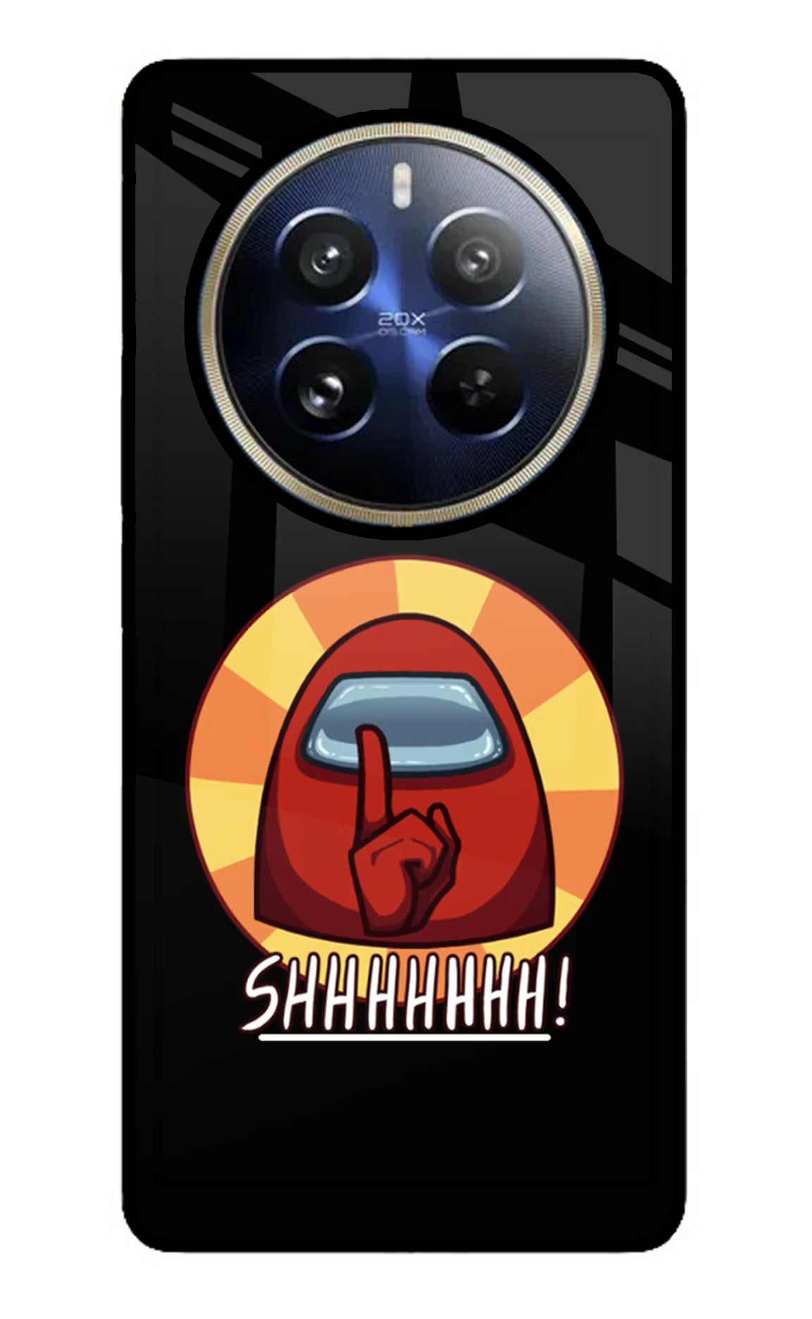 Among Us Shhh! Realme 12 Pro 5G/12 Pro+ 5G Glass Case - Among Us Shhh! Realme 12 Pro 5G/12 Pro+ 5G Glass Case Among Us Shhh! Realme 12 Pro 5G/12 Pro+ 5G Glass Case