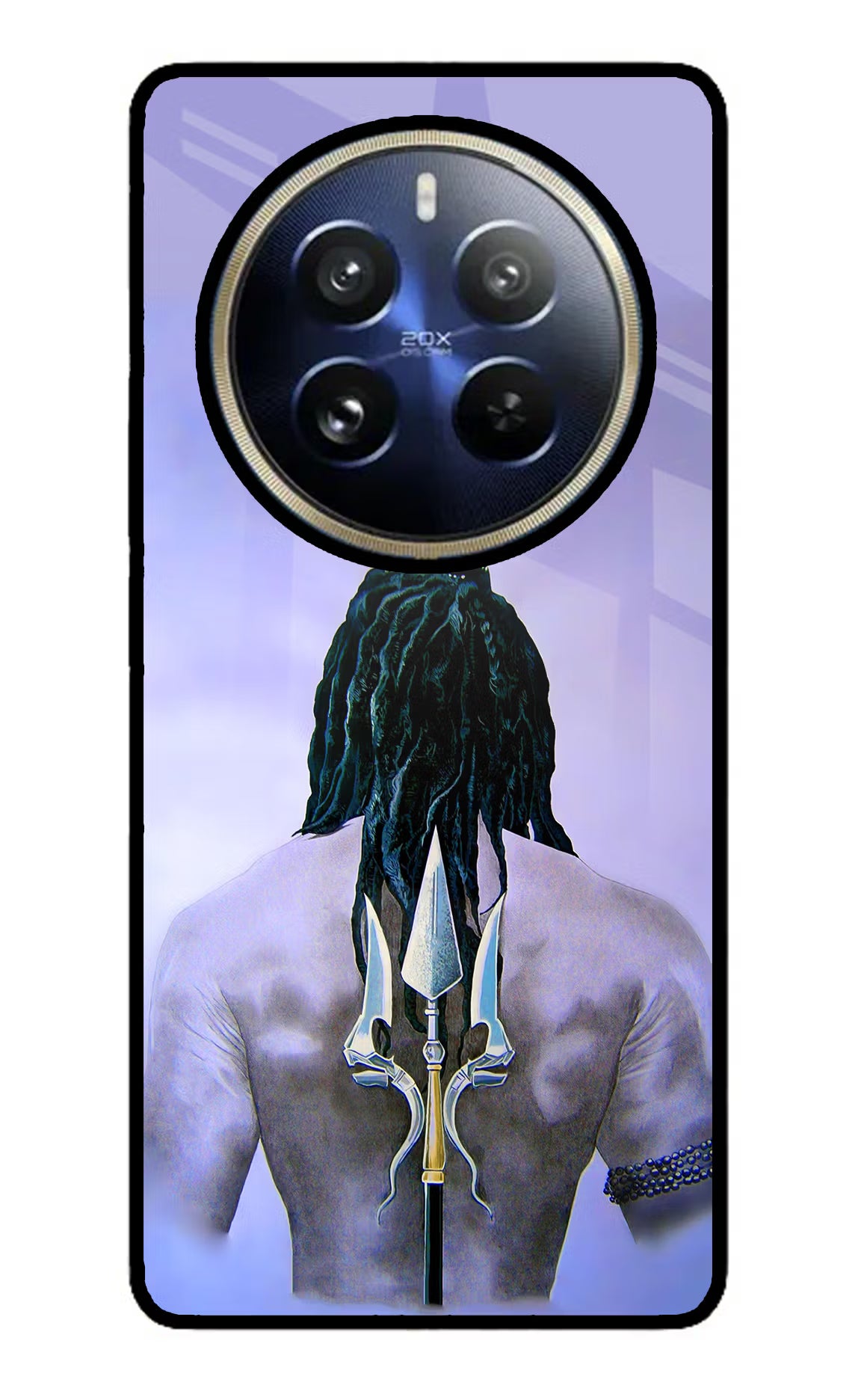 Shiva Realme 12 Pro 5G/12 Pro+ 5G Glass Case - Shiva Realme 12 Pro 5G/12 Pro+ 5G Glass Case Shiva Realme 12 Pro 5G/12 Pro+ 5G Glass Case