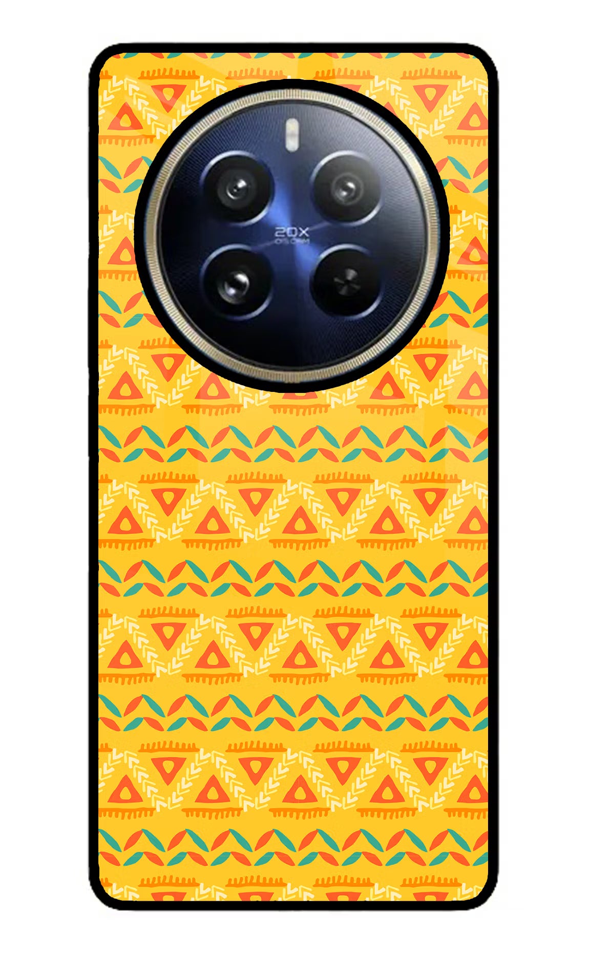 Tribal Pattern Realme 12 Pro 5G/12 Pro+ 5G Glass Case - Tribal Pattern Realme 12 Pro 5G/12 Pro+ 5G Glass Case Tribal Pattern Realme 12 Pro 5G/12 Pro+ 5G Glass Case