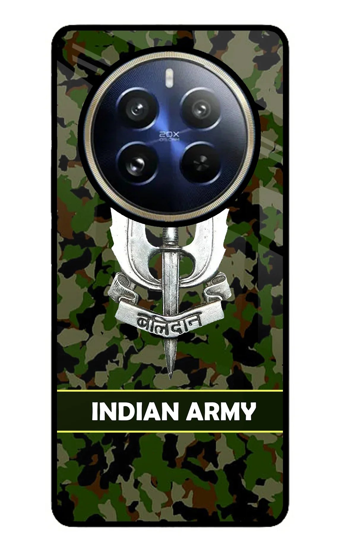 Balidan Indian Logo Realme 12 Pro 5G/12 Pro+ 5G Glass Case - Balidan Indian Logo Realme 12 Pro 5G/12 Pro+ 5G Glass Case Balidan Indian Logo Realme 12 Pro 5G/12 Pro+ 5G Glass Case