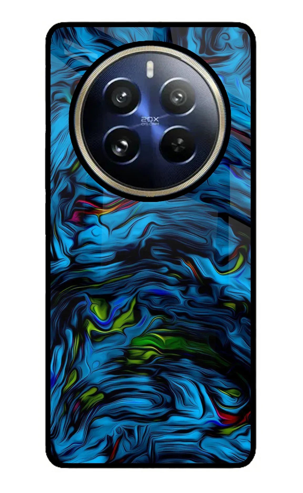 Dark Blue Abstract Realme 12 Pro 5G/12 Pro+ 5G Glass Case - Dark Blue Abstract Realme 12 Pro 5G/12 Pro+ 5G Glass Case Dark Blue Abstract Realme 12 Pro 5G/12 Pro+ 5G Glass Case
