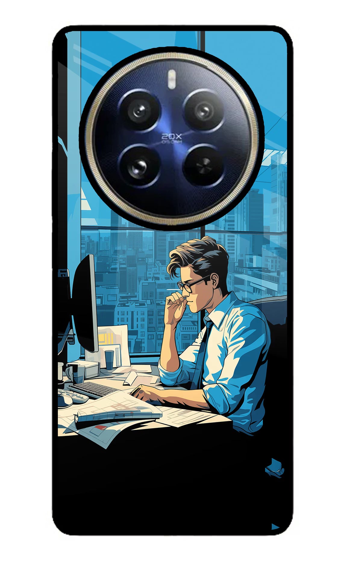 Focused Hustler (AI Generated) Realme 12 Pro 5G/12 Pro+ 5G Glass Case - Focused Hustler (AI Generated) Realme 12 Pro 5G/12 Pro+ 5G Glass Case Focused Hustler (AI Generated) Realme 12 Pro 5G/12 Pro+ 5G Glass Case