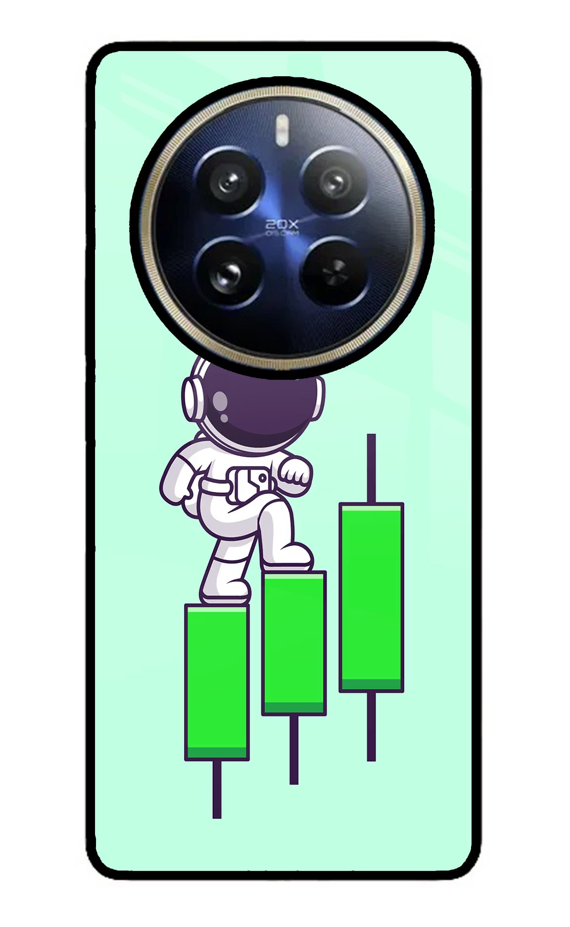 Astronaut Trader Realme 12 Pro 5G/12 Pro+ 5G Glass Case - Astronaut Trader Realme 12 Pro 5G/12 Pro+ 5G Glass Case Astronaut Trader Realme 12 Pro 5G/12 Pro+ 5G Glass Case