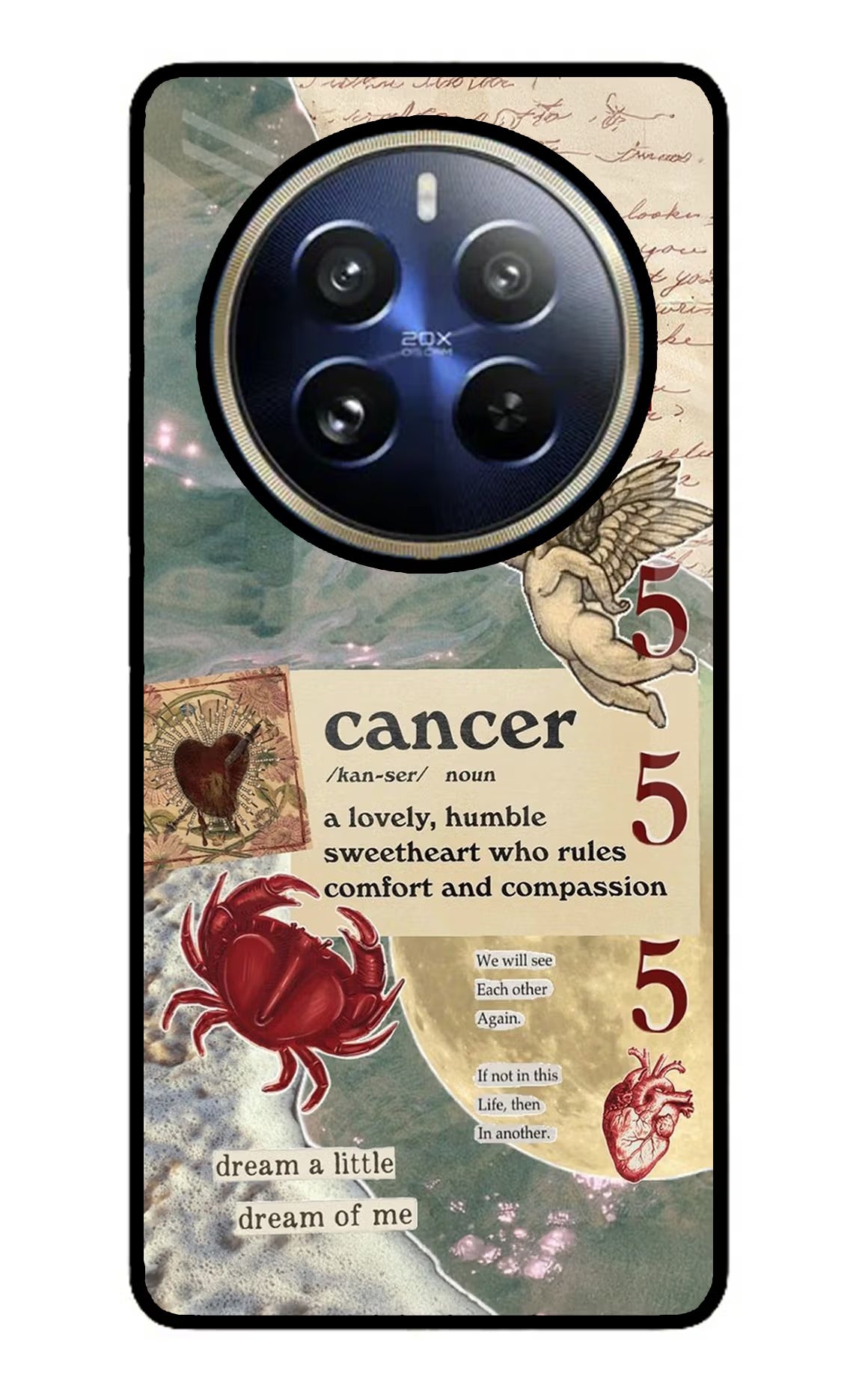 Cancer Zodiac Realme 12 Pro 5G/12 Pro+ 5G Glass Case - Cancer Zodiac Realme 12 Pro 5G/12 Pro+ 5G Glass Case Cancer Zodiac Realme 12 Pro 5G/12 Pro+ 5G Glass Case
