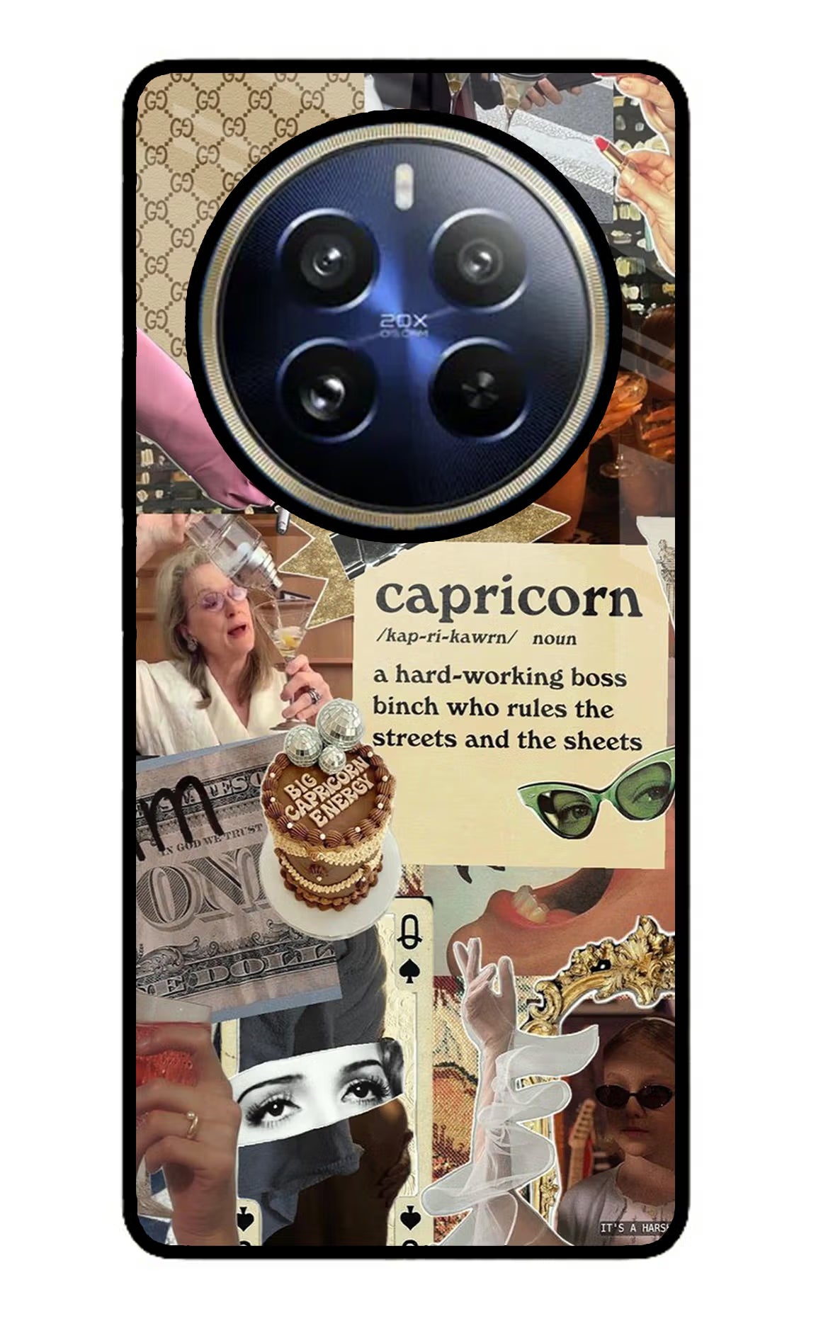 Capricorn Zodiac Realme 12 Pro 5G/12 Pro+ 5G Glass Case - Capricorn Zodiac Realme 12 Pro 5G/12 Pro+ 5G Glass Case Capricorn Zodiac Realme 12 Pro 5G/12 Pro+ 5G Glass Case
