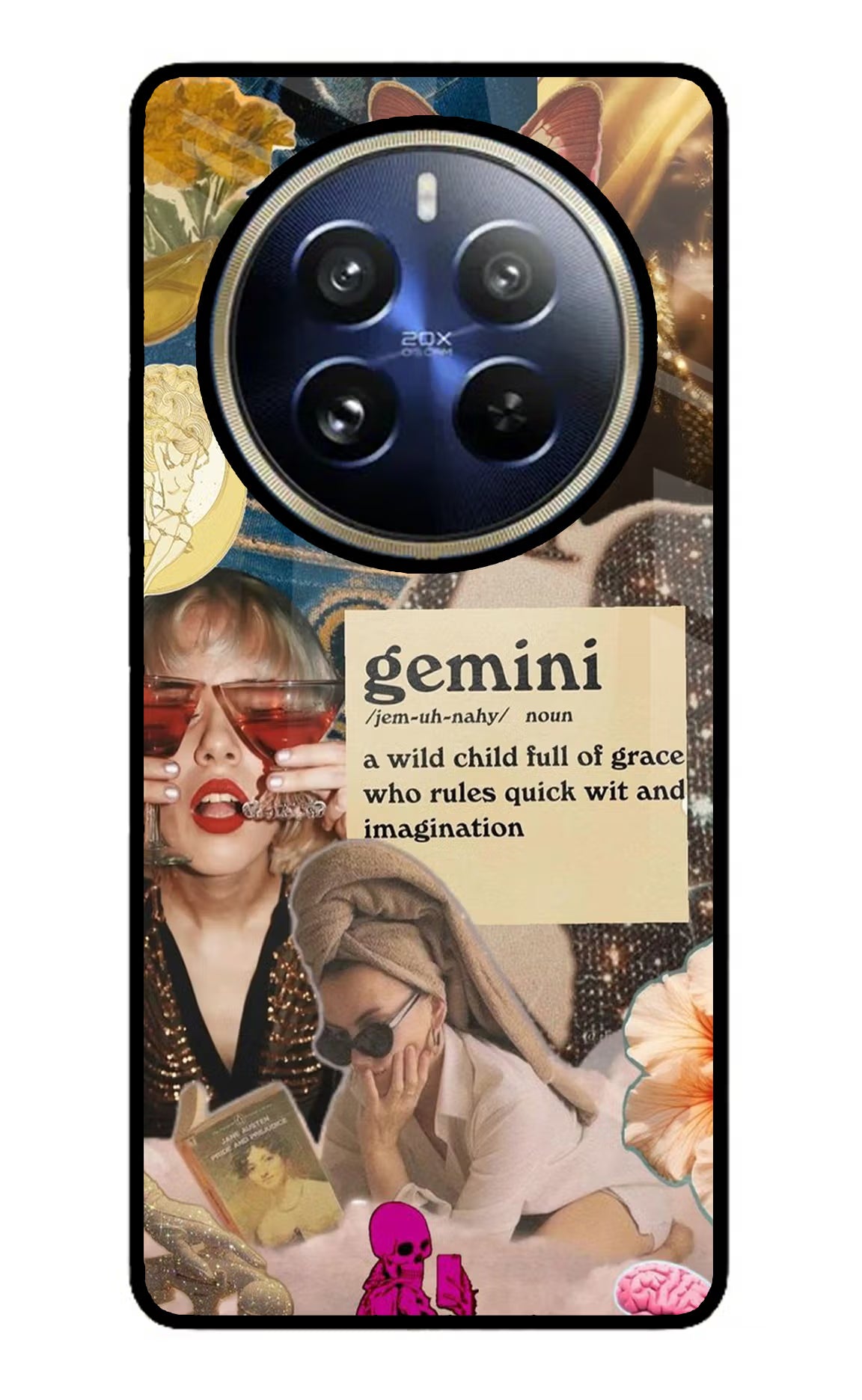 Gemini Zodiac Realme 12 Pro 5G/12 Pro+ 5G Glass Case - Gemini Zodiac Realme 12 Pro 5G/12 Pro+ 5G Glass Case Gemini Zodiac Realme 12 Pro 5G/12 Pro+ 5G Glass Case