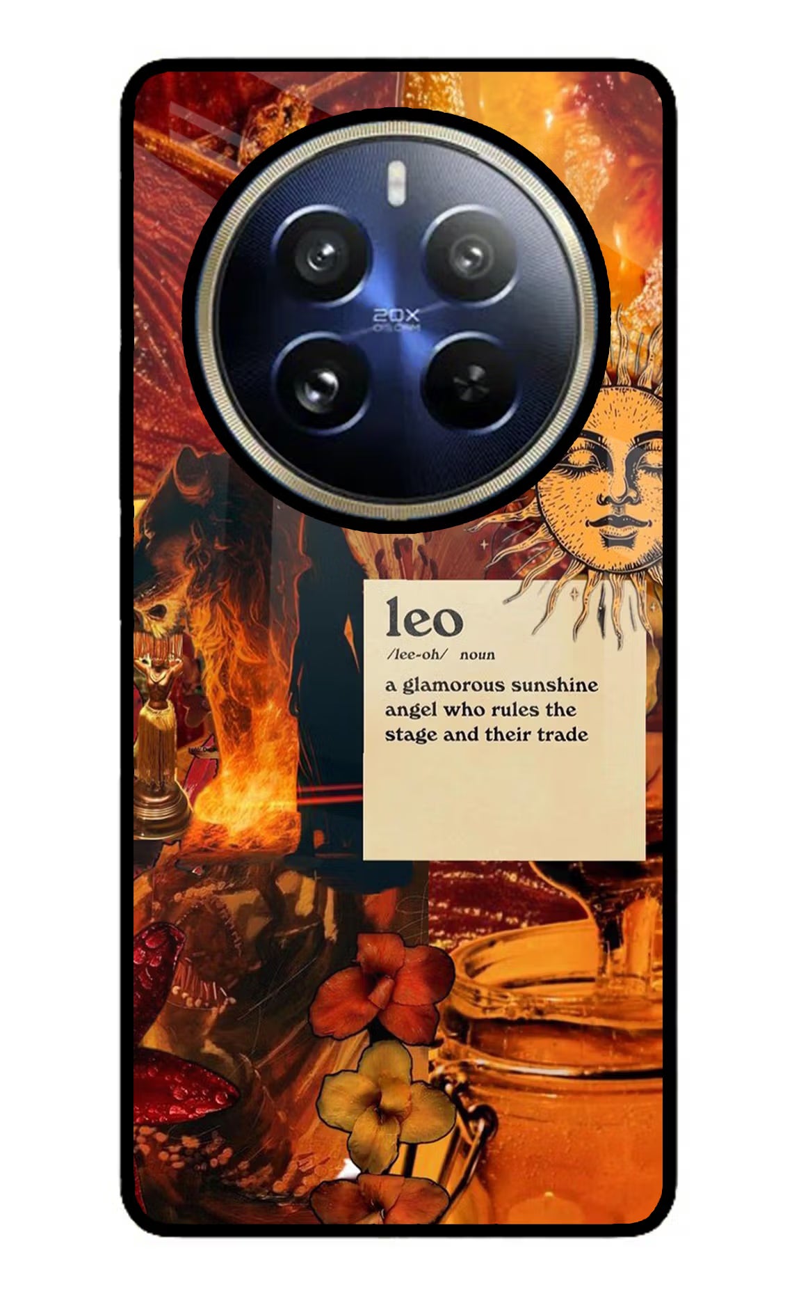Leo Zodiac Realme 12 Pro 5G/12 Pro+ 5G Glass Case - Leo Zodiac Realme 12 Pro 5G/12 Pro+ 5G Glass Case Leo Zodiac Realme 12 Pro 5G/12 Pro+ 5G Glass Case