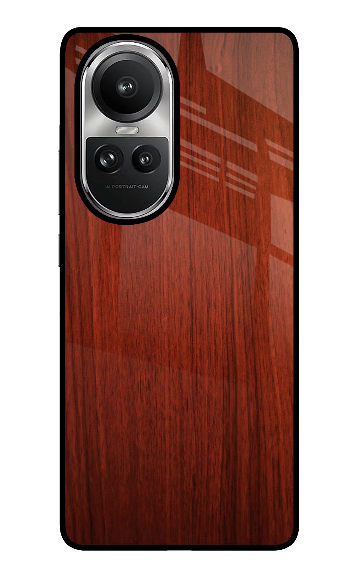 Wooden Plain Pattern Oppo Reno10 5G/10 Pro 5G Glass Case - Wooden Plain Pattern Oppo Reno10 5G/10 Pro 5G Glass Case Wooden Plain Pattern Oppo Reno10 5G/10 Pro 5G Glass Case