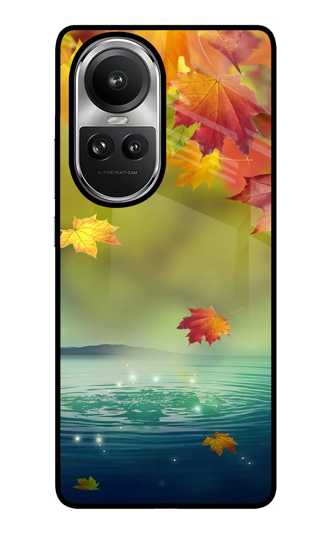 Flowers Oppo Reno10 5G/10 Pro 5G Back Cover - Flowers Oppo Reno10 5G/10 Pro 5G Glass Case Back Cover by Casekaro Flowers Oppo Reno10 5G/10 Pro 5G Glass Case Back Cover by Casekaro