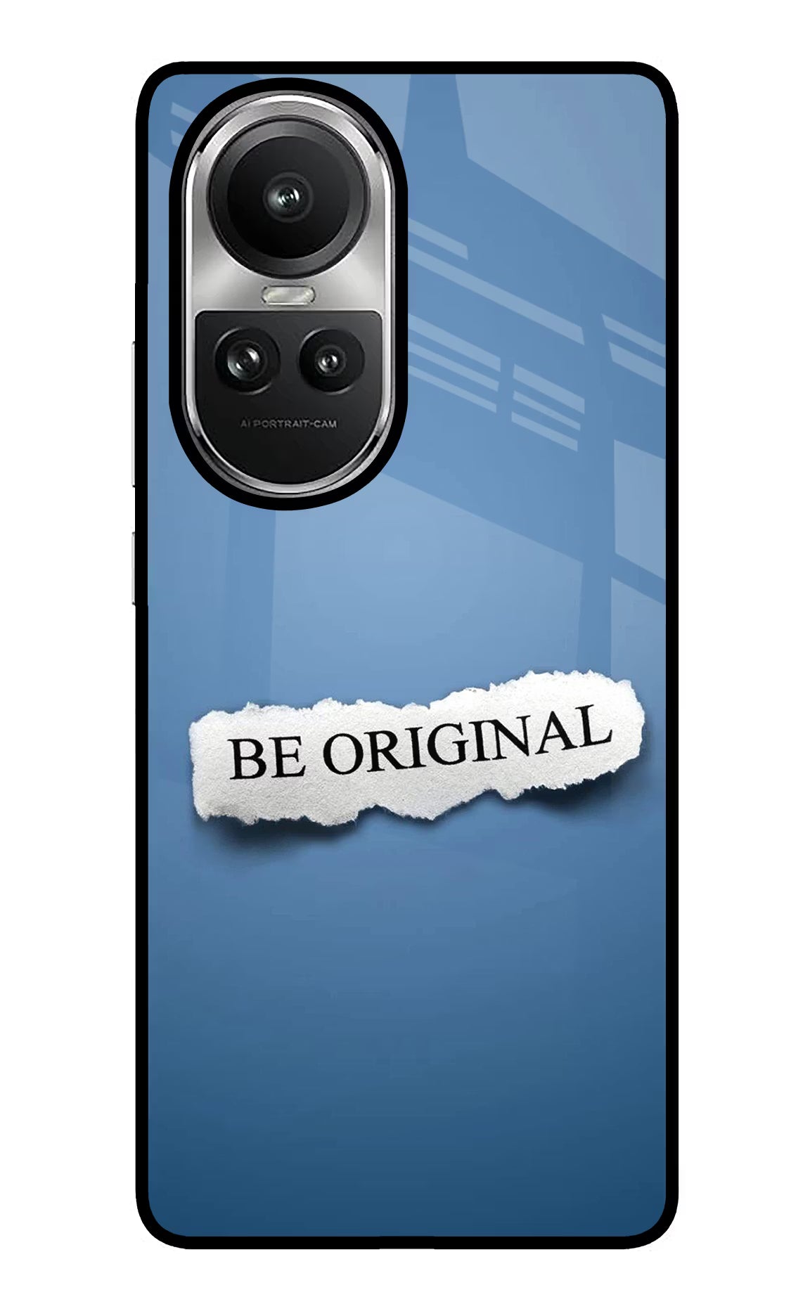 Be Original Oppo Reno10 5G/10 Pro 5G Back Cover - Be Original Oppo Reno10 5G/10 Pro 5G Glass Case Back Cover by Casekaro Be Original Oppo Reno10 5G/10 Pro 5G Glass Case Back Cover by Casekaro