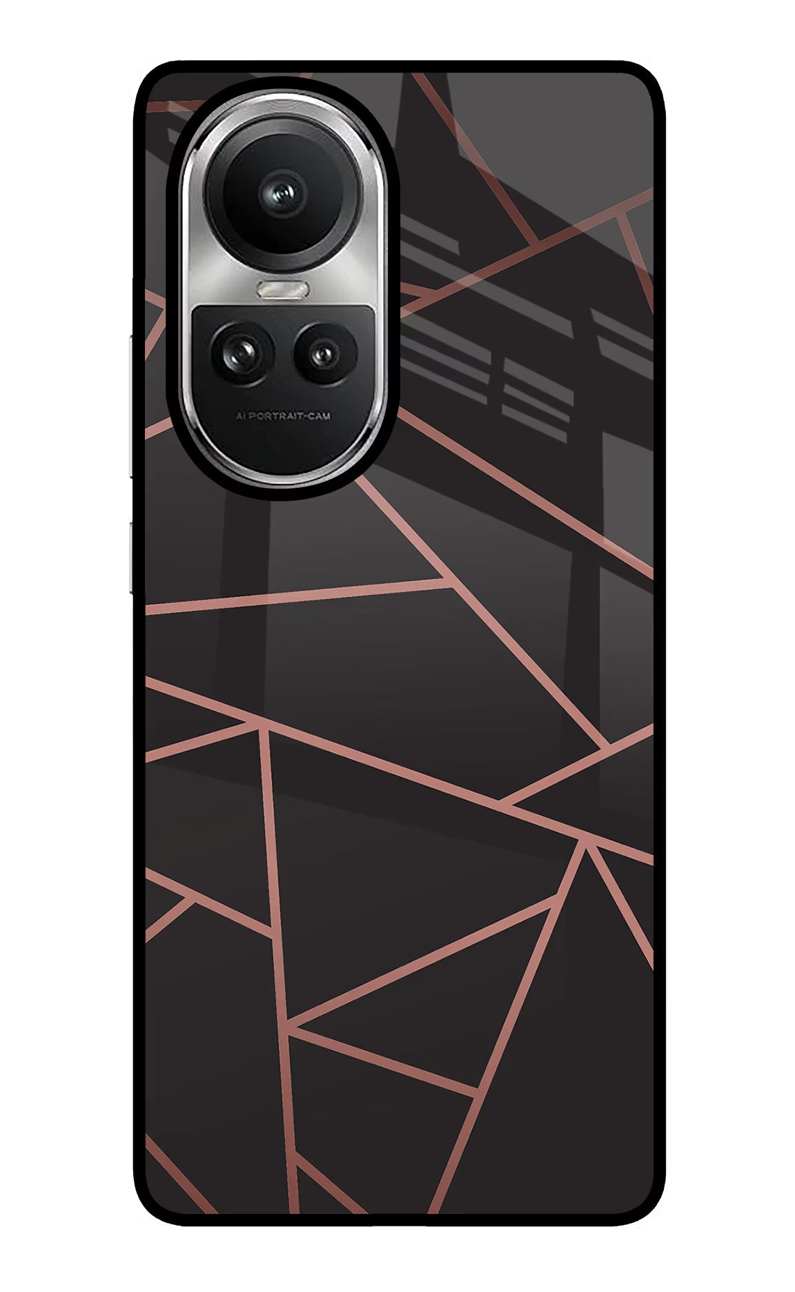 Geometric Pattern Oppo Reno10 5G/10 Pro 5G Back Cover - Geometric Pattern Oppo Reno10 5G/10 Pro 5G Glass Case Back Cover by Casekaro Geometric Pattern Oppo Reno10 5G/10 Pro 5G Glass Case Back Cover by Casekaro