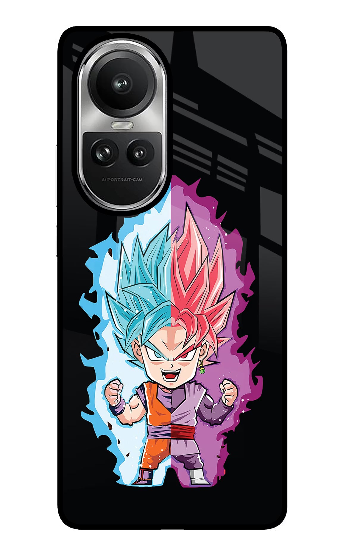Chota Goku Oppo Reno10 5G/10 Pro 5G Glass Case - Chota Goku Oppo Reno10 5G/10 Pro 5G Glass Case Chota Goku Oppo Reno10 5G/10 Pro 5G Glass Case
