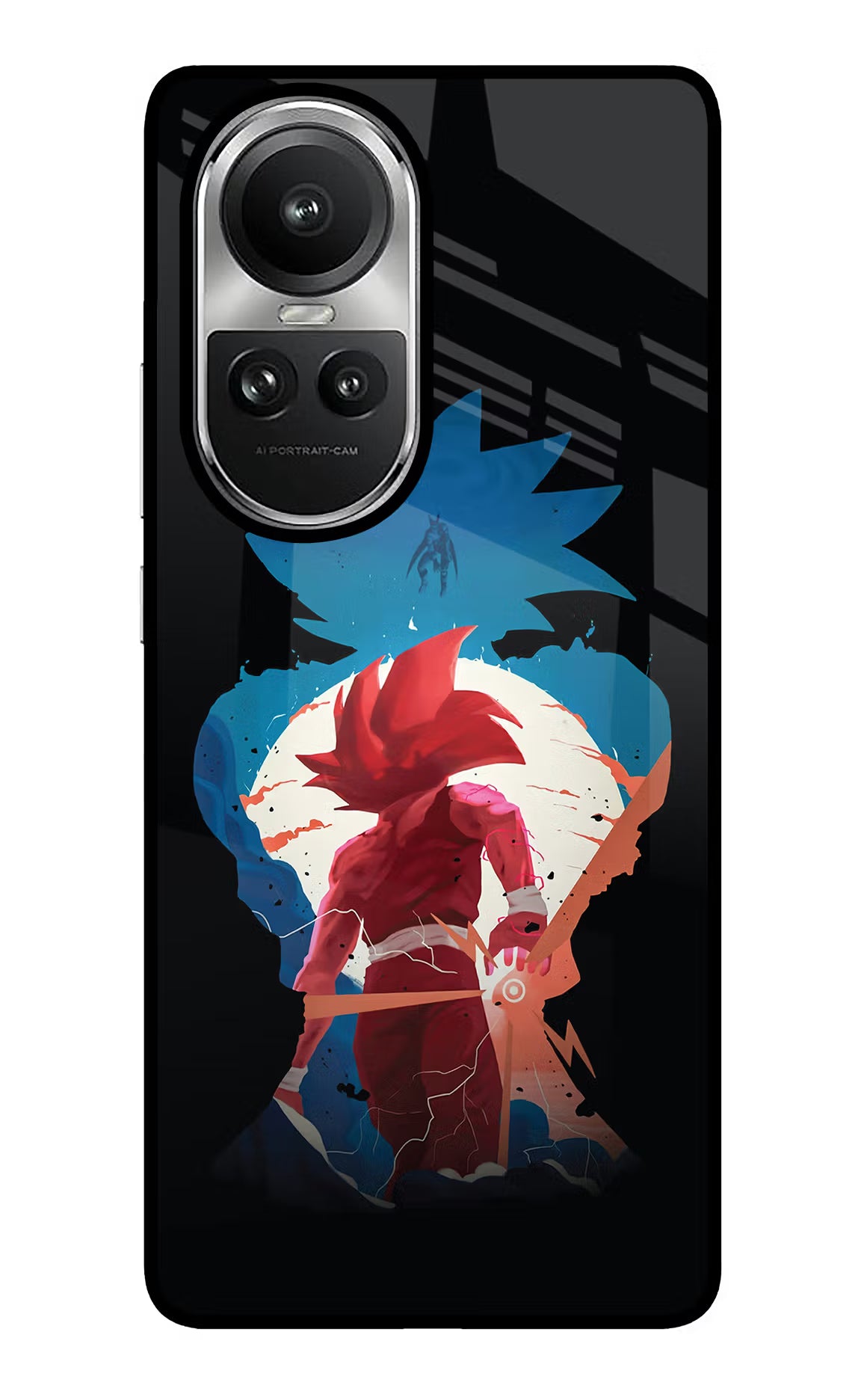 Goku Oppo Reno10 5G/10 Pro 5G Glass Case - Goku Oppo Reno10 5G/10 Pro 5G Glass Case Goku Oppo Reno10 5G/10 Pro 5G Glass Case