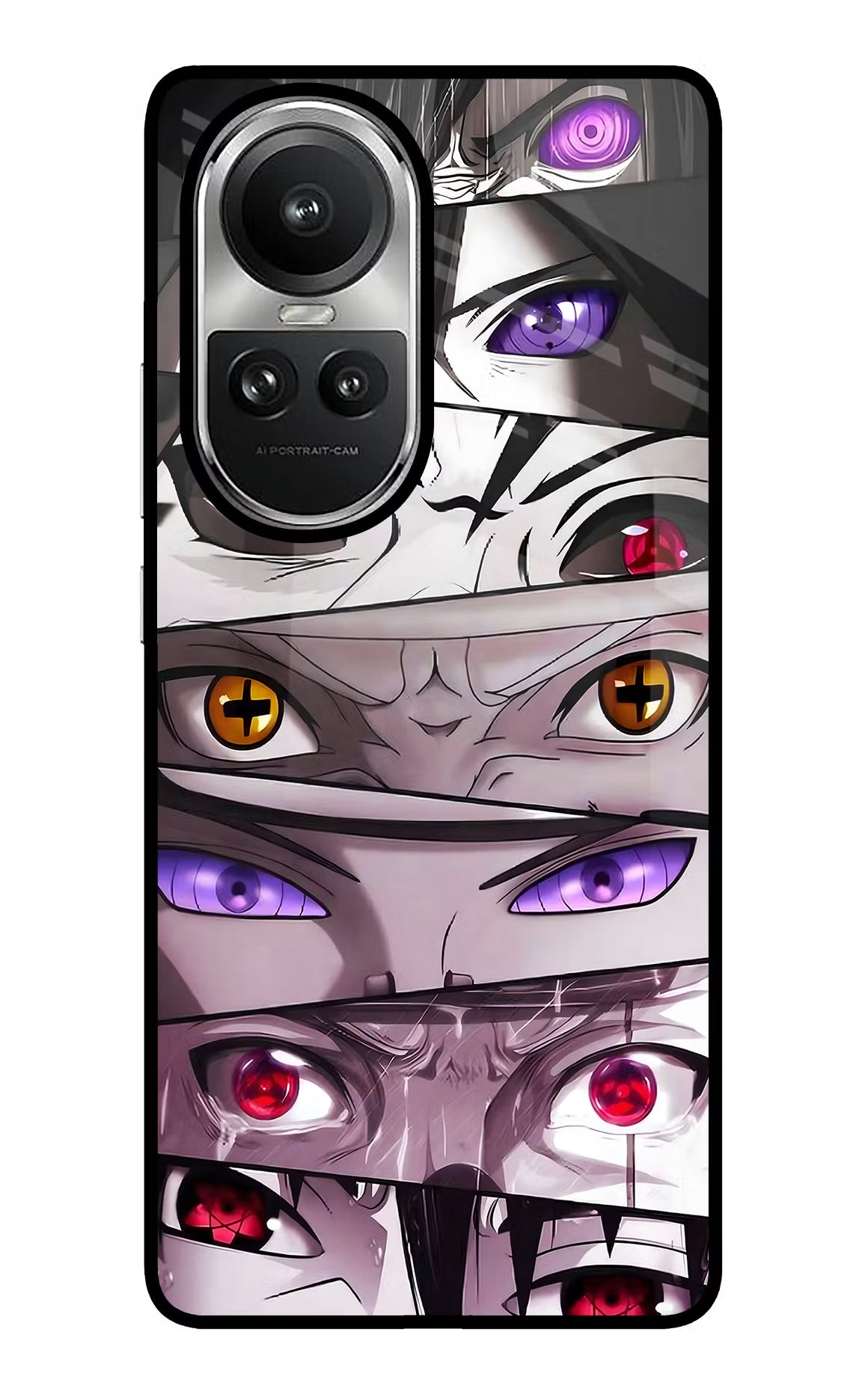 Naruto Anime Oppo Reno10 5G/10 Pro 5G Back Cover - Naruto Anime Oppo Reno10 5G/10 Pro 5G Glass Case Back Cover by Casekaro Naruto Anime Oppo Reno10 5G/10 Pro 5G Glass Case Back Cover by Casekaro
