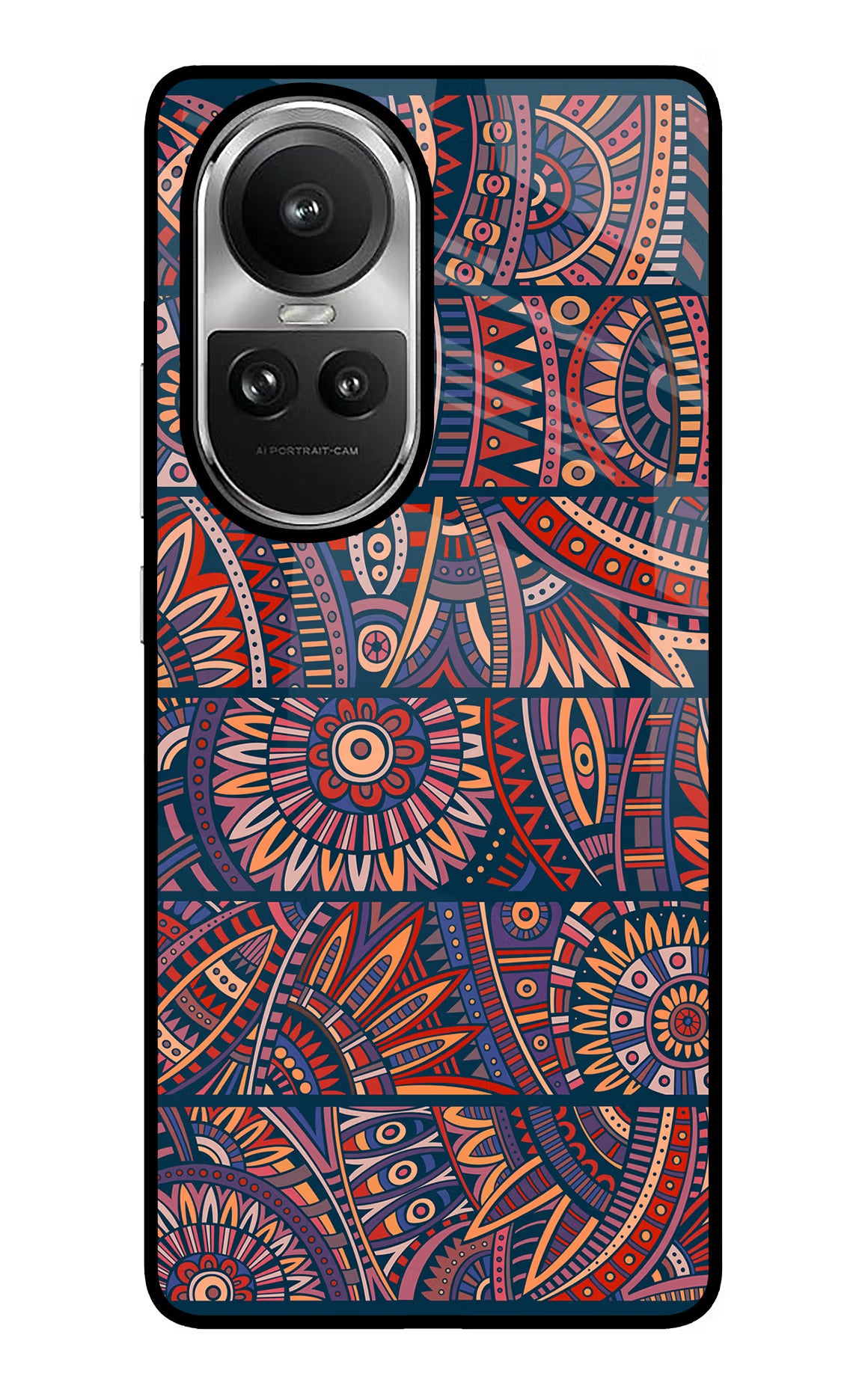 African Culture Design Oppo Reno10 5G/10 Pro 5G Back Cover - African Culture Design Oppo Reno10 5G/10 Pro 5G Glass Case Back Cover by Casekaro African Culture Design Oppo Reno10 5G/10 Pro 5G Glass Case Back Cover by Casekaro