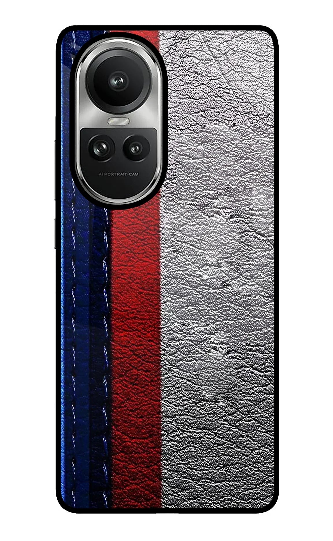 BMW Stripes Oppo Reno10 5G/10 Pro 5G Glass Case - BMW Stripes Oppo Reno10 5G/10 Pro 5G Glass Case BMW Stripes Oppo Reno10 5G/10 Pro 5G Glass Case