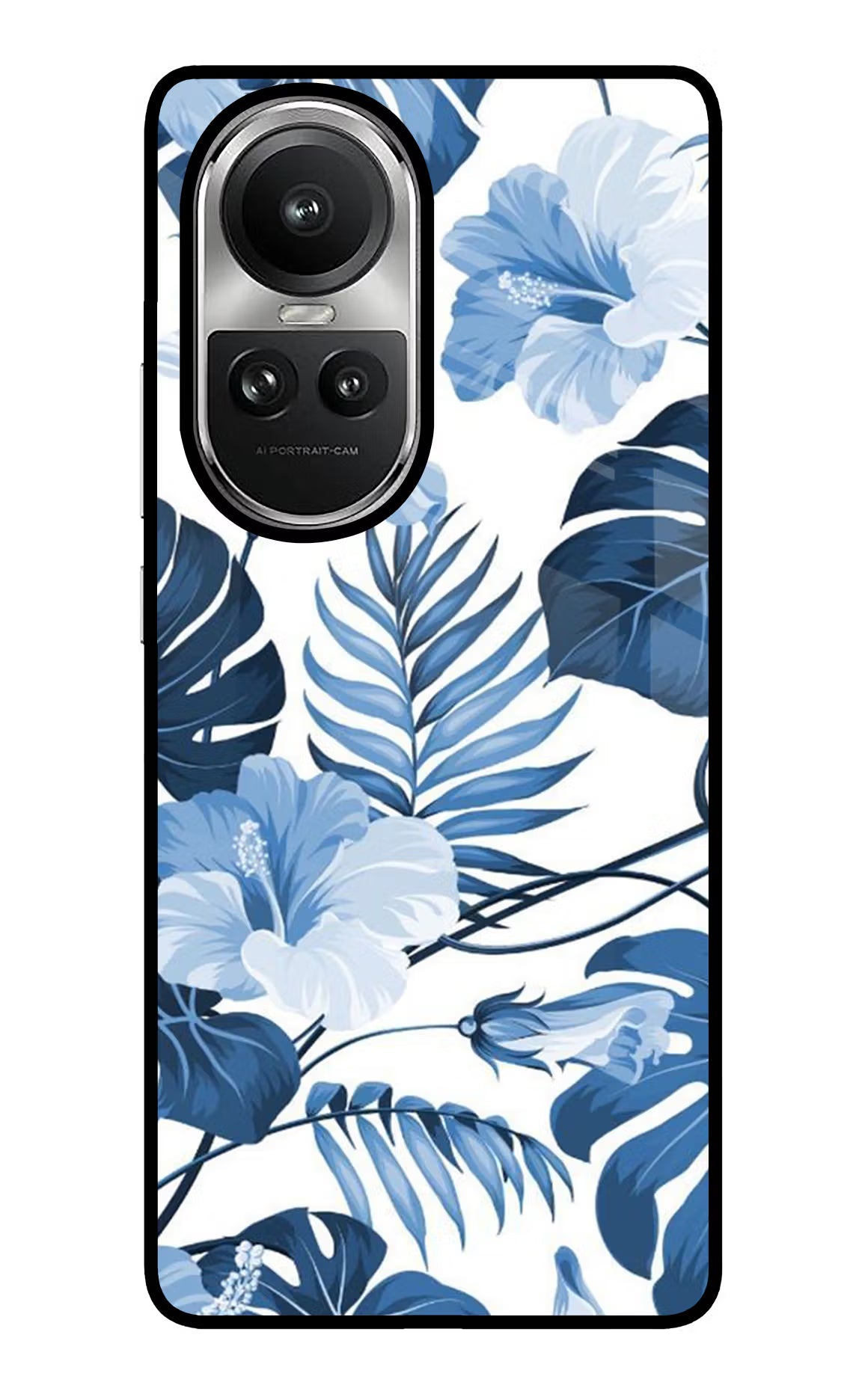 Fabric Art Oppo Reno10 5G/10 Pro 5G Back Cover - Fabric Art Oppo Reno10 5G/10 Pro 5G Glass Case Back Cover by Casekaro Fabric Art Oppo Reno10 5G/10 Pro 5G Glass Case Back Cover by Casekaro