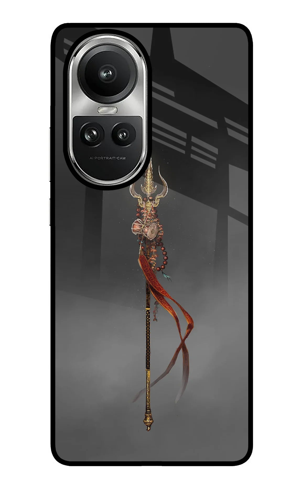 Shiv Trishul Oppo Reno10 5G/10 Pro 5G Glass Case - Shiv Trishul Oppo Reno10 5G/10 Pro 5G Glass Case Shiv Trishul Oppo Reno10 5G/10 Pro 5G Glass Case