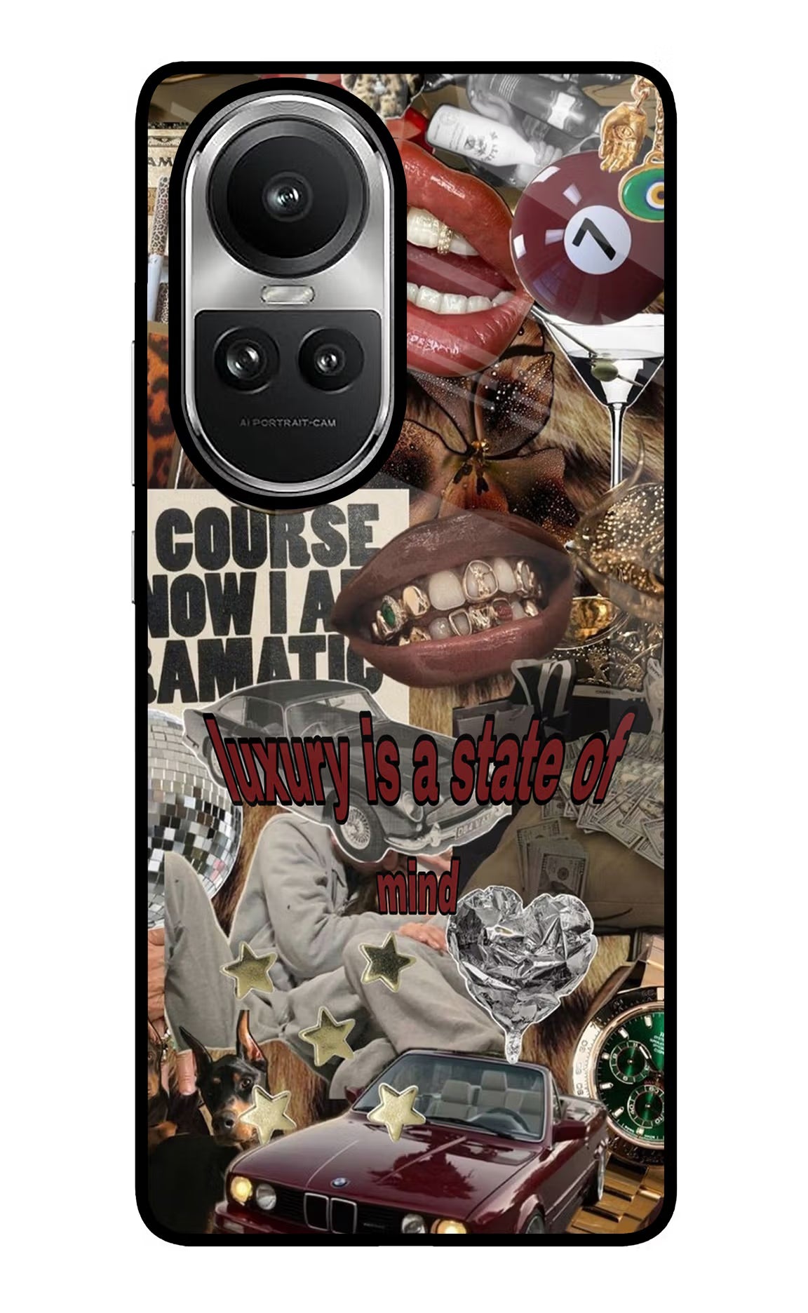 Luxury Oppo Reno10 5G/10 Pro 5G Glass Case - Luxury Oppo Reno10 5G/10 Pro 5G Glass Case Luxury Oppo Reno10 5G/10 Pro 5G Glass Case