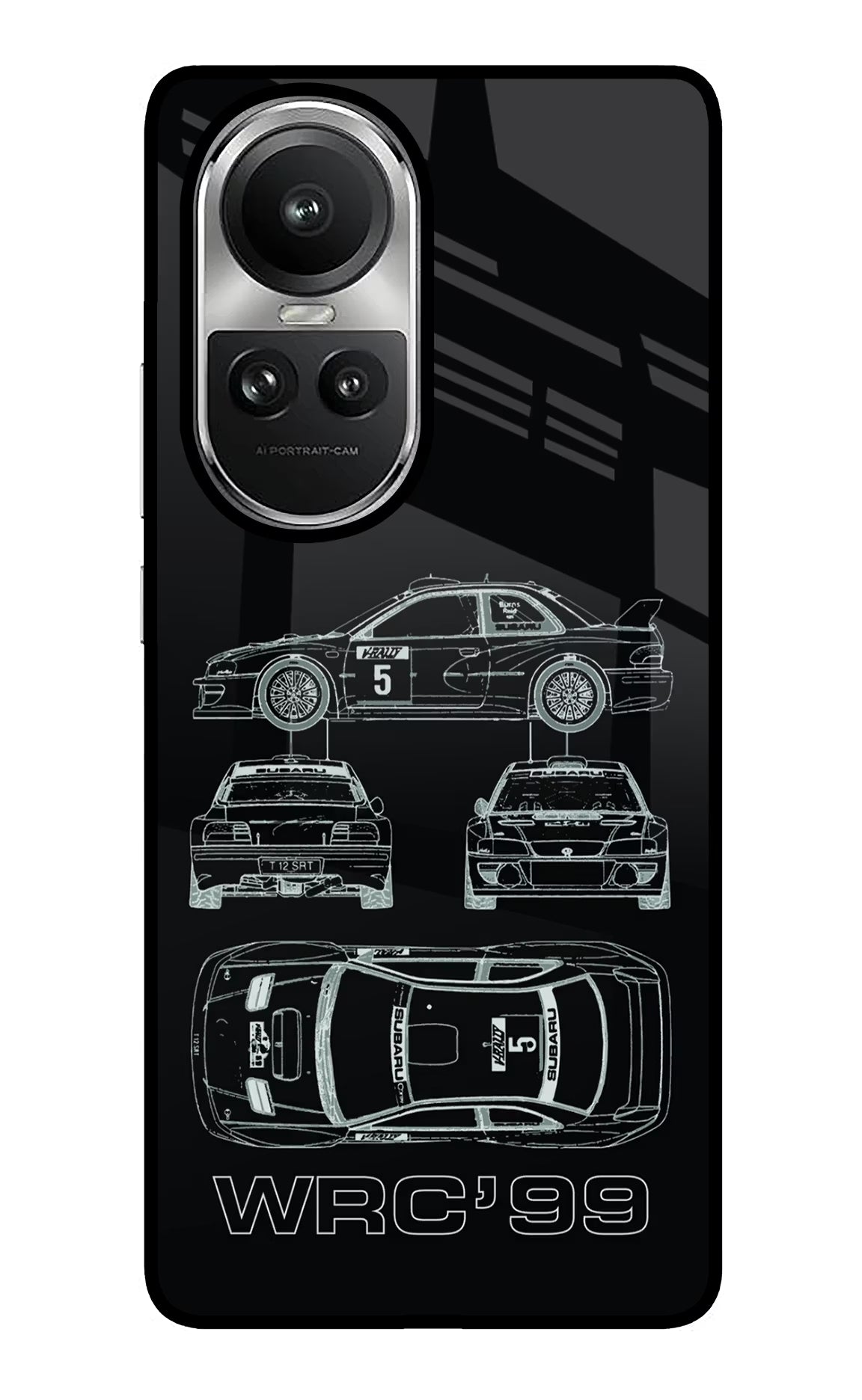 WRC'99 Oppo Reno10 5G/10 Pro 5G Glass Case - WRC'99 Oppo Reno10 5G/10 Pro 5G Glass Case WRC'99 Oppo Reno10 5G/10 Pro 5G Glass Case