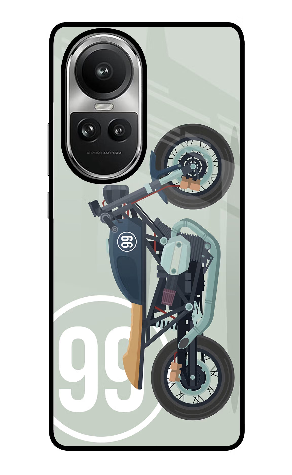 Classic Cafe Racer 99 Oppo Reno10 5G/10 Pro 5G Glass Case - Classic Cafe Racer 99 Oppo Reno10 5G/10 Pro 5G Glass Case Classic Cafe Racer 99 Oppo Reno10 5G/10 Pro 5G Glass Case