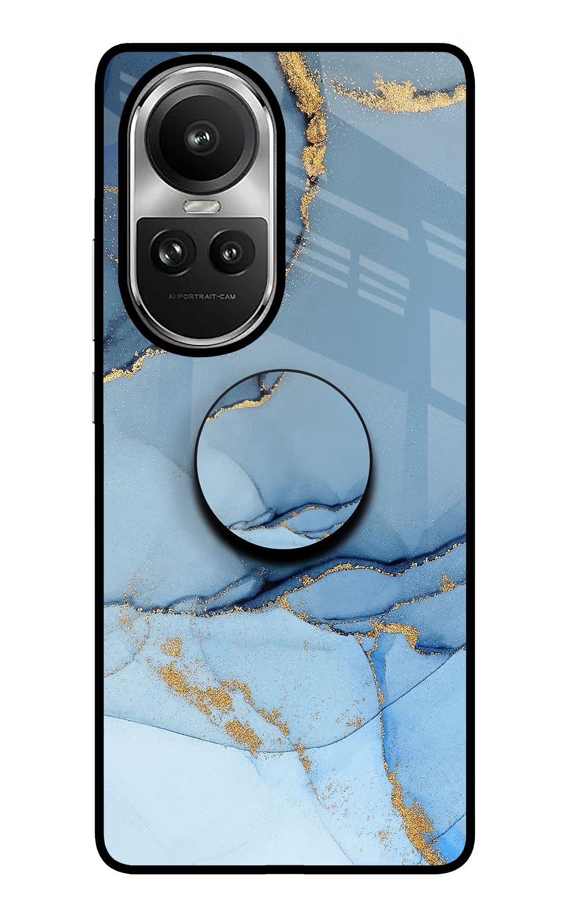 Blue Marble Oppo Reno10 5G/10 Pro 5G Pop Case - Blue Marble Oppo Reno10 5G/10 Pro 5G Pop Case by Casekaro Blue Marble Oppo Reno10 5G/10 Pro 5G Pop Case by Casekaro