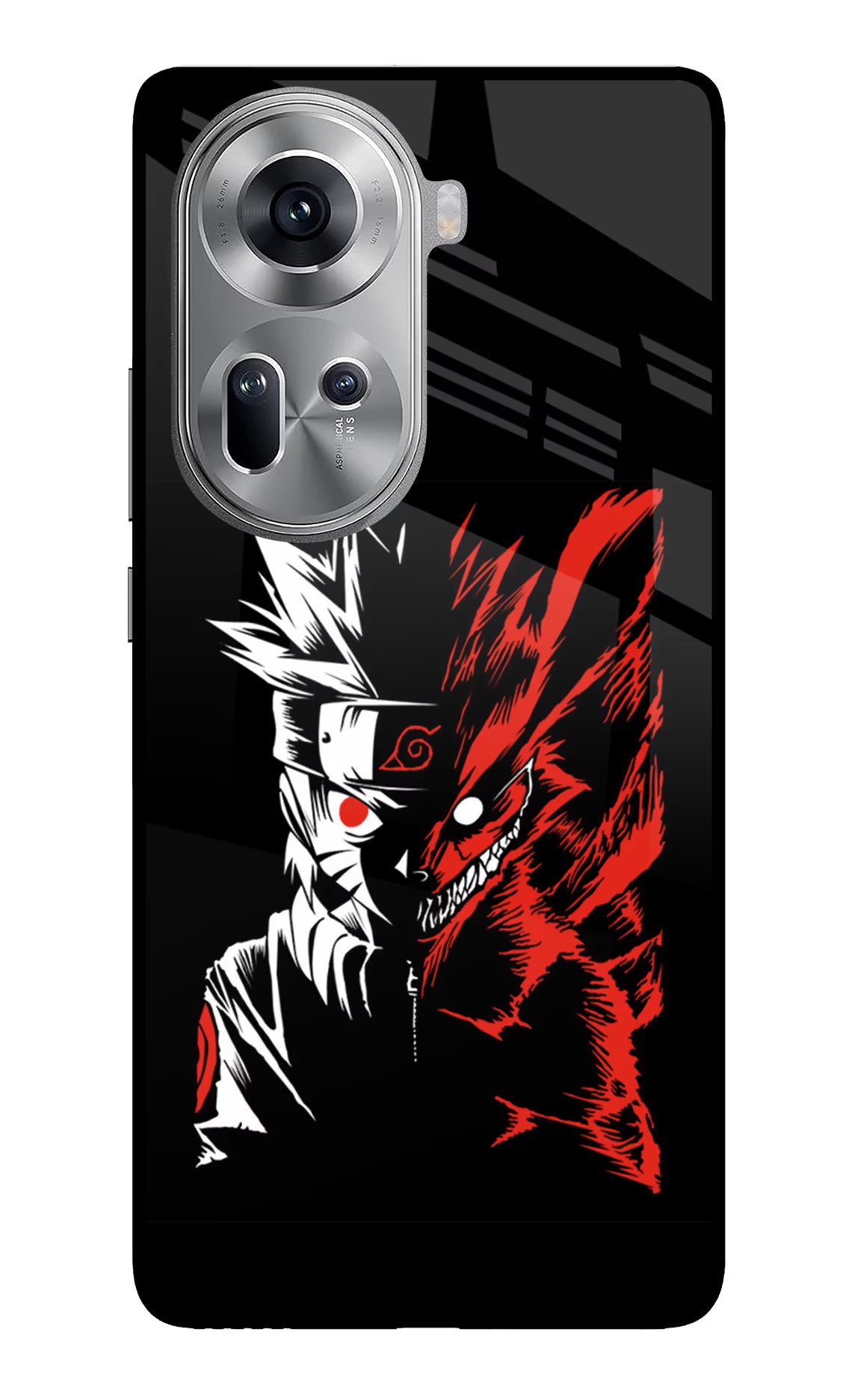 Naruto Two Face Oppo Reno11 Glass Case - Naruto Two Face Oppo Reno11 Glass Case Naruto Two Face Oppo Reno11 Glass Case