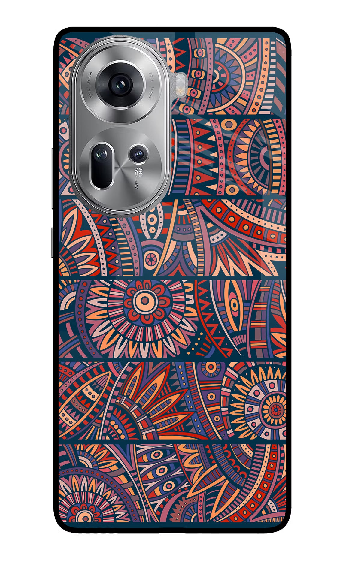 African Culture Design Oppo Reno11 Glass Case - African Culture Design Oppo Reno11 Glass Case African Culture Design Oppo Reno11 Glass Case