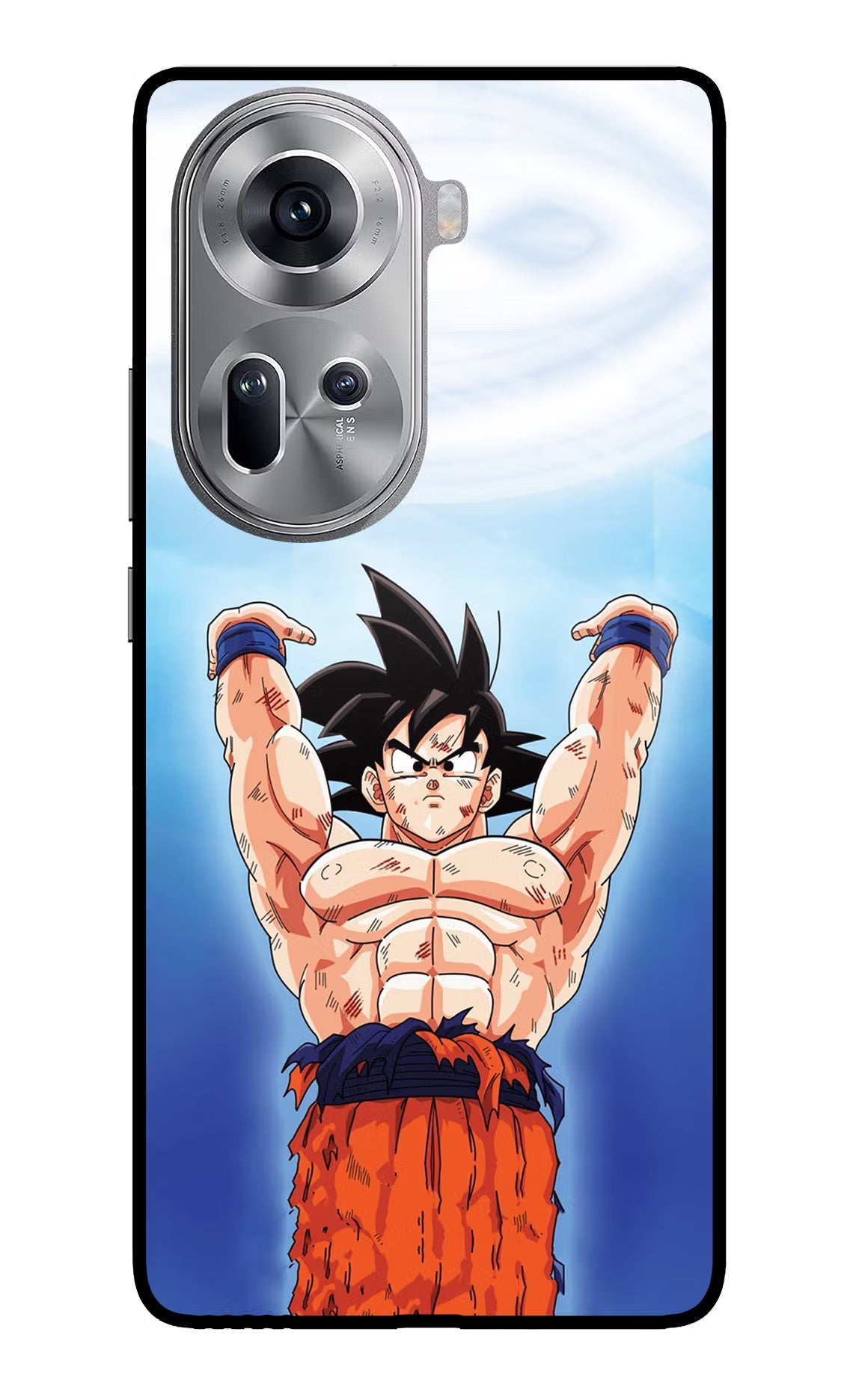 Goku Power Oppo Reno11 Glass Case - Goku Power Oppo Reno11 Glass Case Goku Power Oppo Reno11 Glass Case