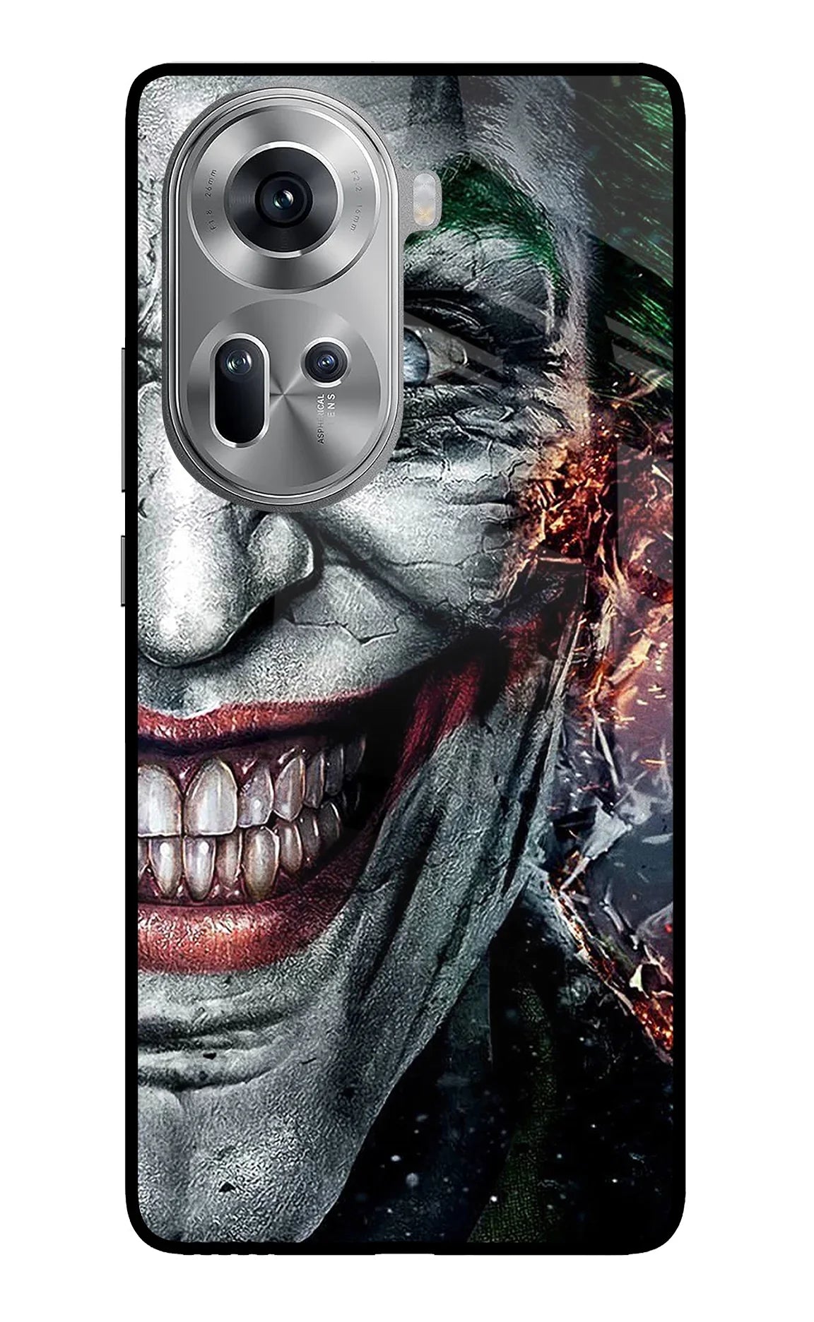 Joker Cam Oppo Reno11 Glass Case - Joker Cam Oppo Reno11 Glass Case Joker Cam Oppo Reno11 Glass Case