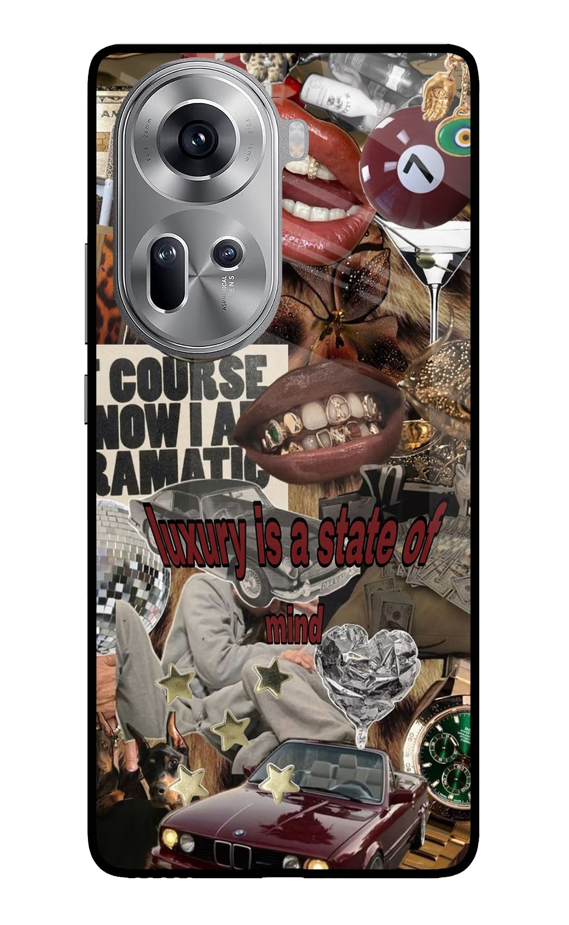 Luxury Oppo Reno11 Glass Case - Luxury Oppo Reno11 Glass Case Luxury Oppo Reno11 Glass Case