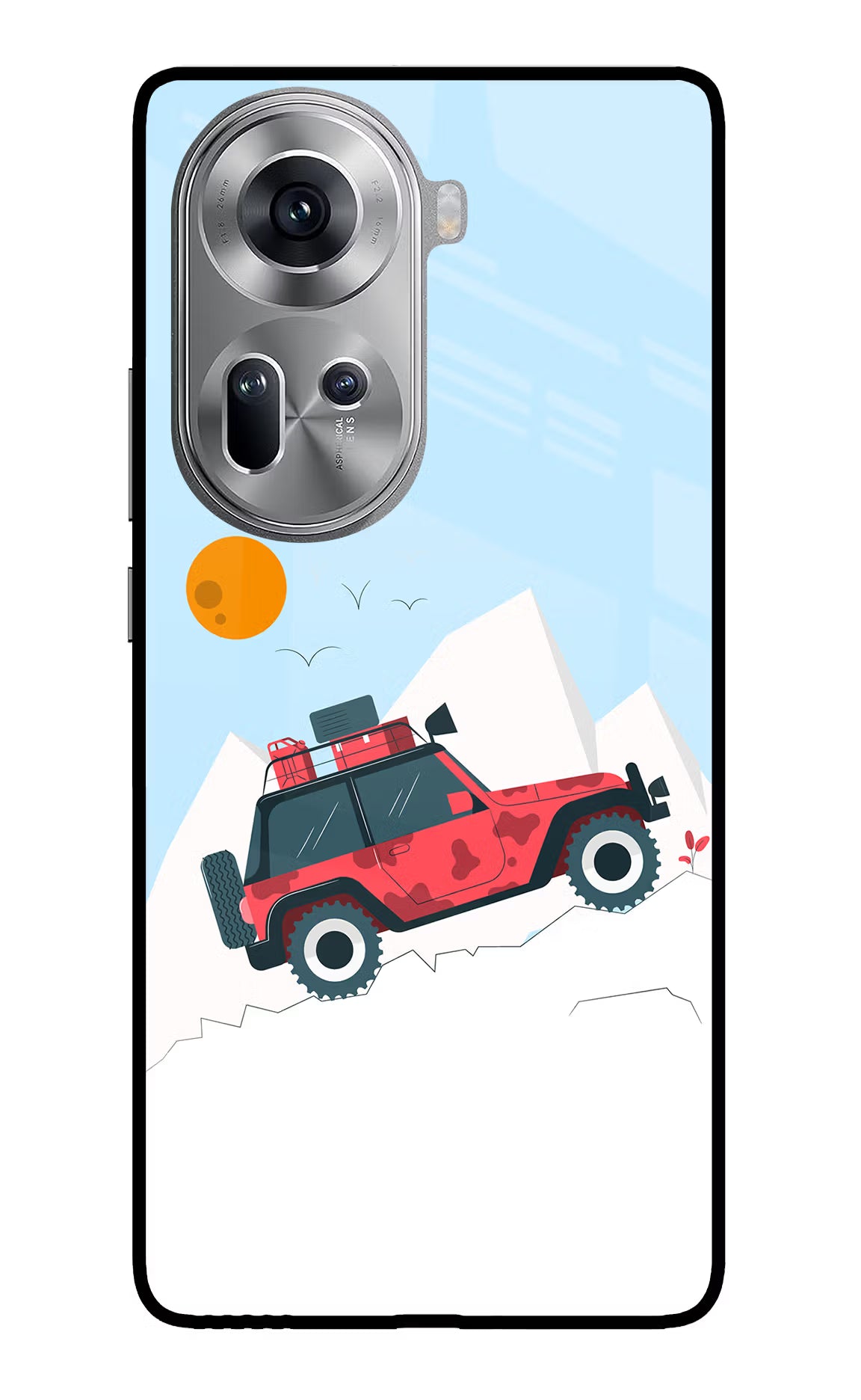 Mountain Trail Beast Oppo Reno11 Glass Case - Mountain Trail Beast Oppo Reno11 Glass Case Mountain Trail Beast Oppo Reno11 Glass Case