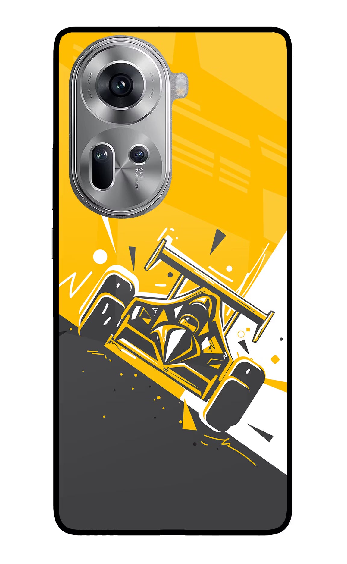 Track King Oppo Reno11 Glass Case - Track King Oppo Reno11 Glass Case Track King Oppo Reno11 Glass Case