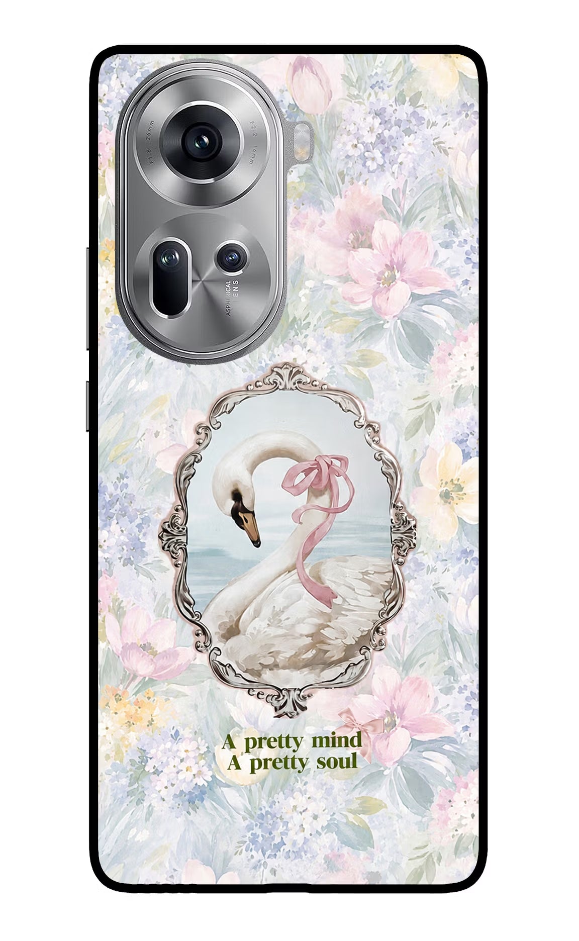Pretty Mind Pretty Soul Oppo Reno11 Glass Case - Pretty Mind Pretty Soul Oppo Reno11 Glass Case Pretty Mind Pretty Soul Oppo Reno11 Glass Case