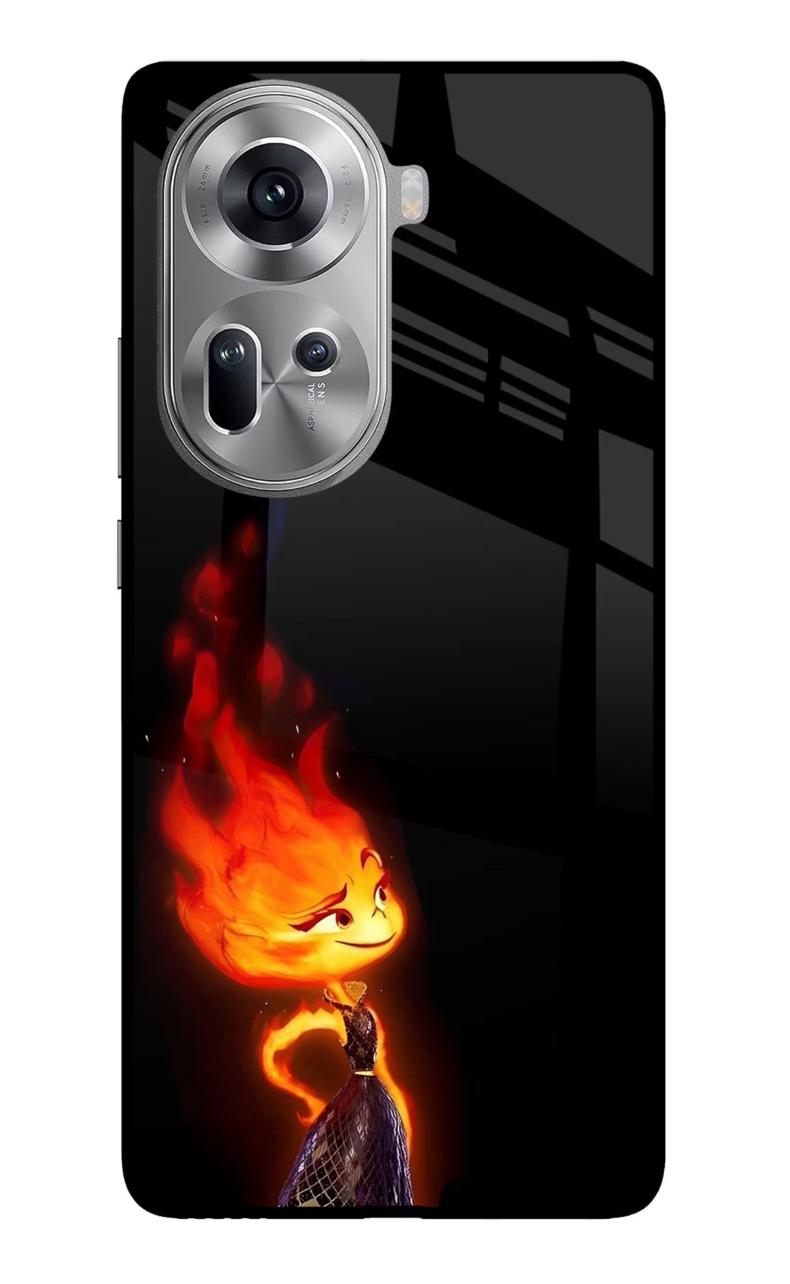 Ember Flame Oppo Reno11 Glass Case - Ember Flame Oppo Reno11 Glass Case Ember Flame Oppo Reno11 Glass Case