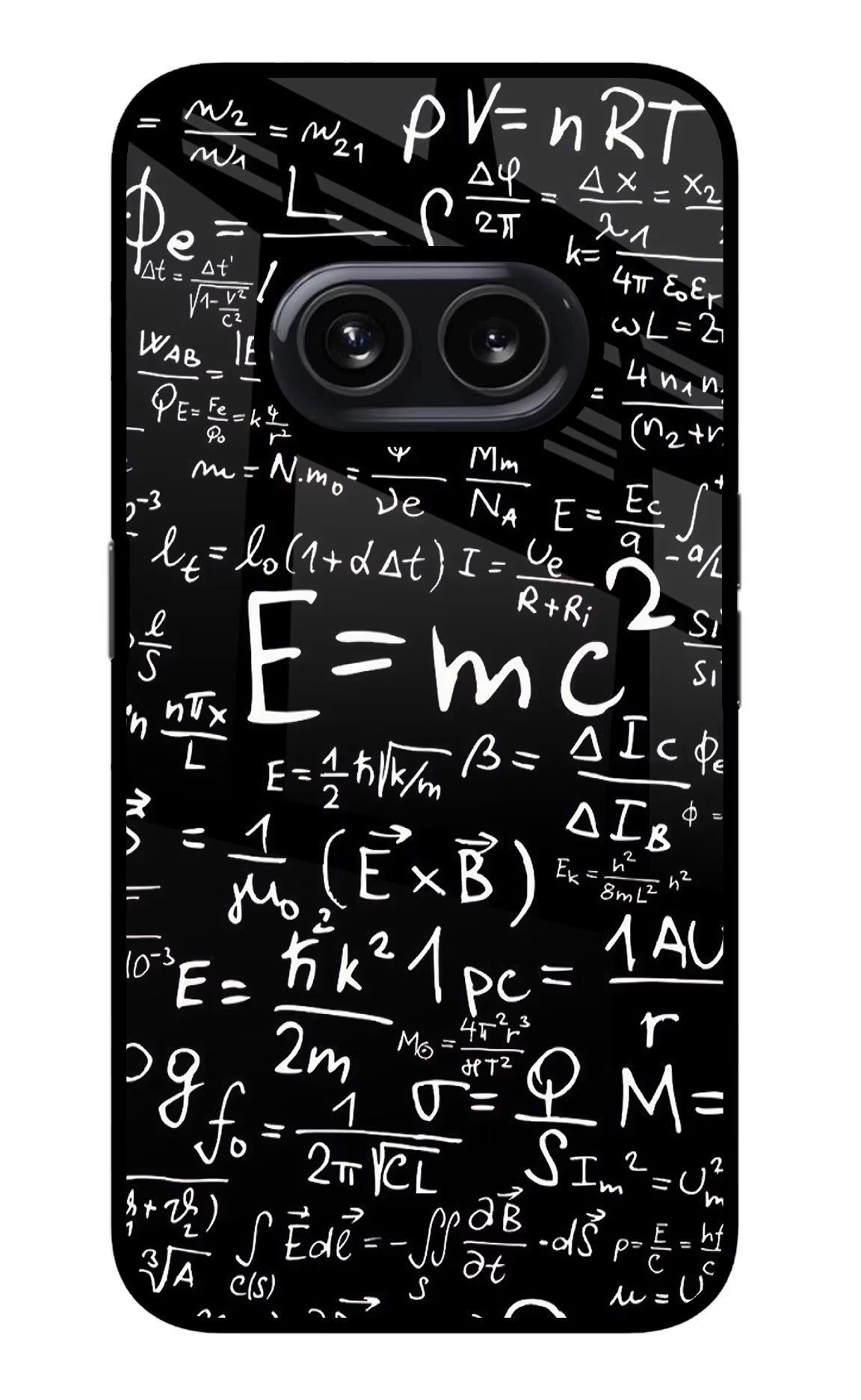 Physics Formula Nothing Phone 2A Glass Case - Physics Formula Nothing Phone 2A Glass Case Physics Formula Nothing Phone 2A Glass Case