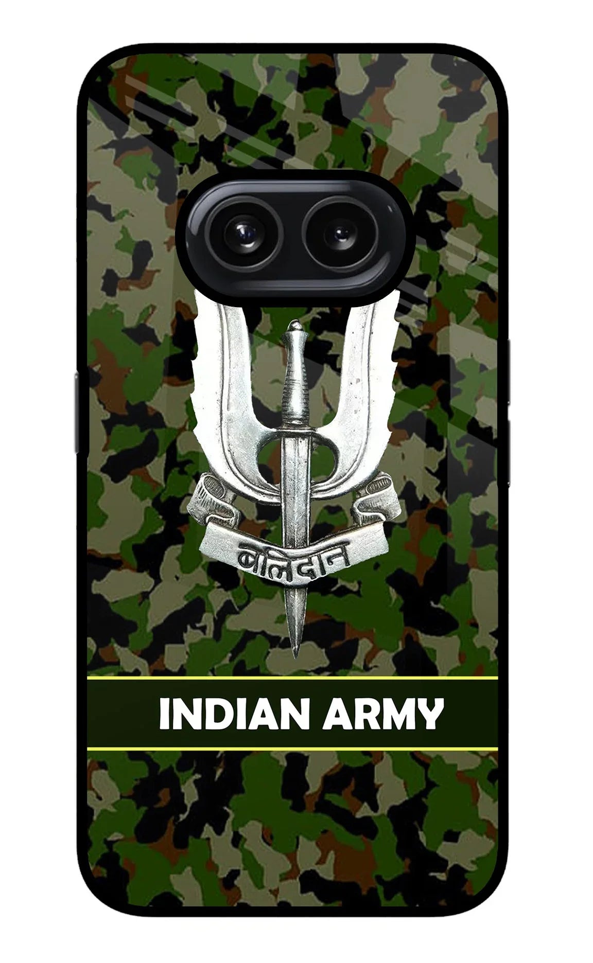 Balidan Indian Logo Nothing Phone 2A Glass Case - Balidan Indian Logo Nothing Phone 2A Glass Case Balidan Indian Logo Nothing Phone 2A Glass Case