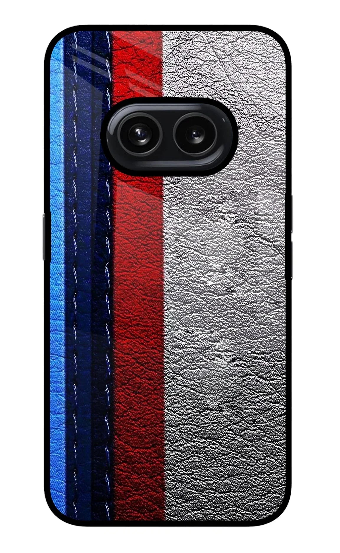 BMW Stripes Nothing Phone 2A Glass Case - BMW Stripes Nothing Phone 2A Glass Case BMW Stripes Nothing Phone 2A Glass Case