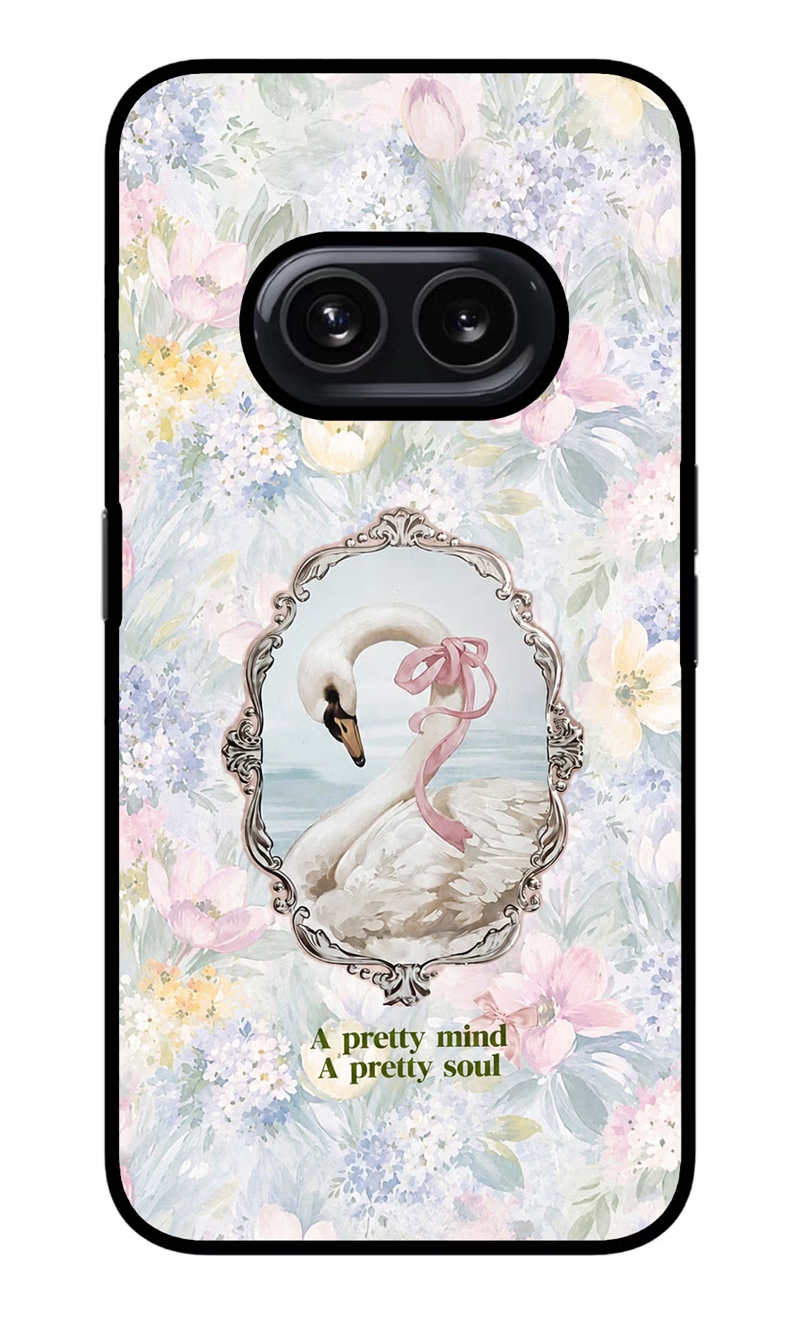Pretty Mind Pretty Soul Nothing Phone 2A Glass Case - Pretty Mind Pretty Soul Nothing Phone 2A Glass Case Pretty Mind Pretty Soul Nothing Phone 2A Glass Case