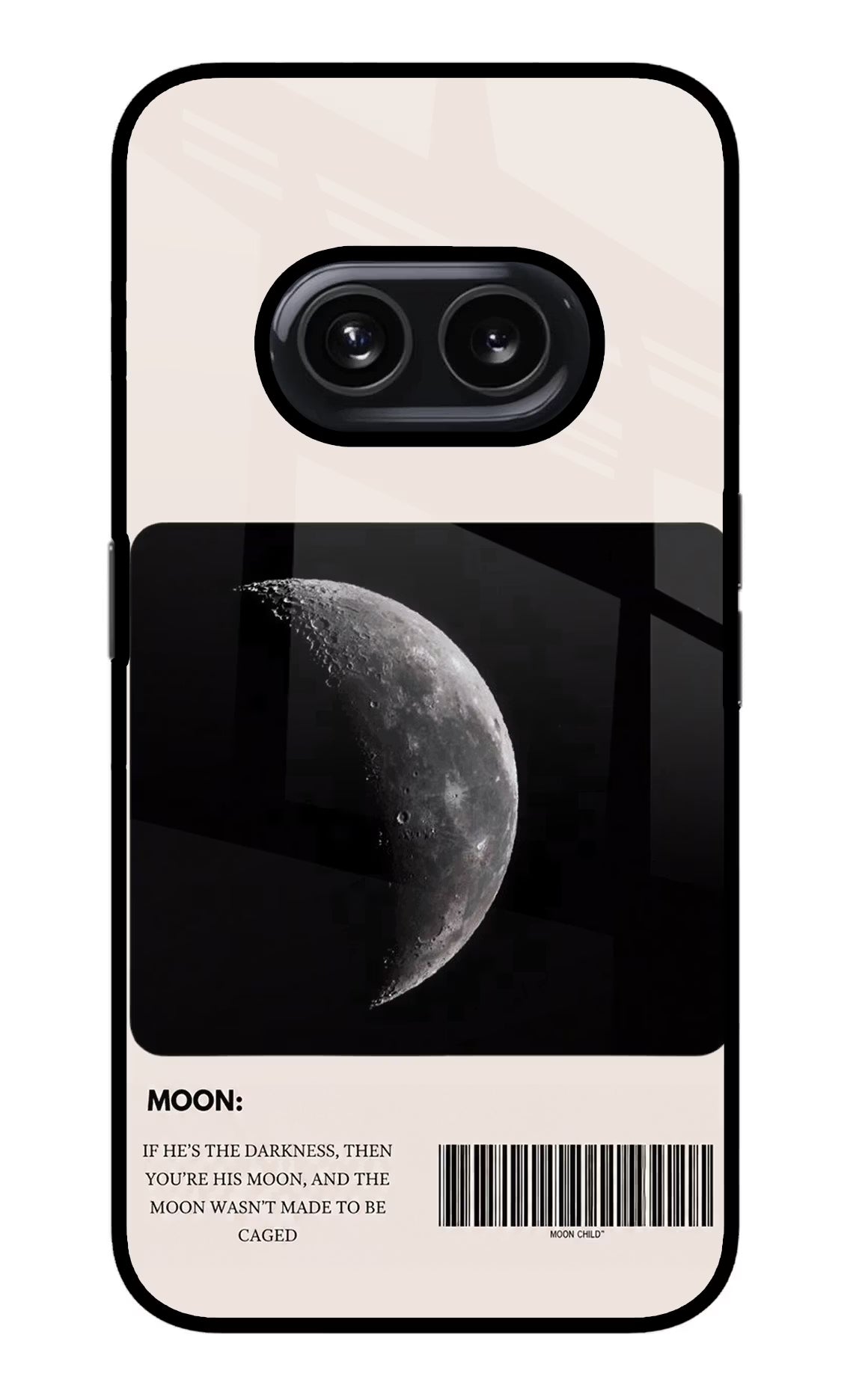 Moon Phase Nothing Phone 2A Glass Case - Moon Phase Nothing Phone 2A Glass Case Moon Phase Nothing Phone 2A Glass Case