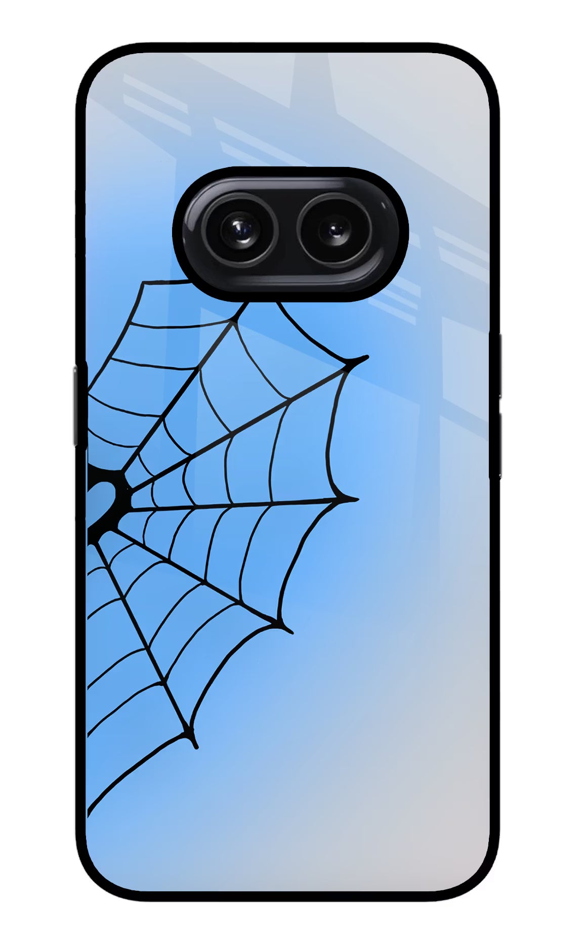 Blue Web Nothing Phone 2A Glass Case - Blue Web Nothing Phone 2A Glass Case Blue Web Nothing Phone 2A Glass Case