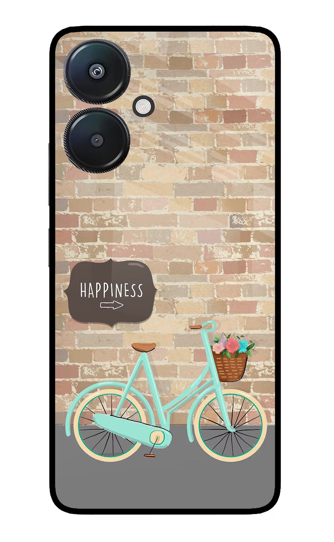 Happiness Artwork Redmi 13C 5G Glass Case - Happiness Artwork Redmi 13C 5G Glass Case Happiness Artwork Redmi 13C 5G Glass Case