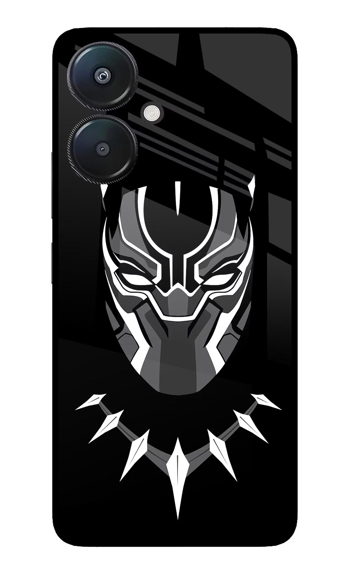 Black Panther Redmi 13C 5G Glass Case - Black Panther Redmi 13C 5G Glass Case Black Panther Redmi 13C 5G Glass Case